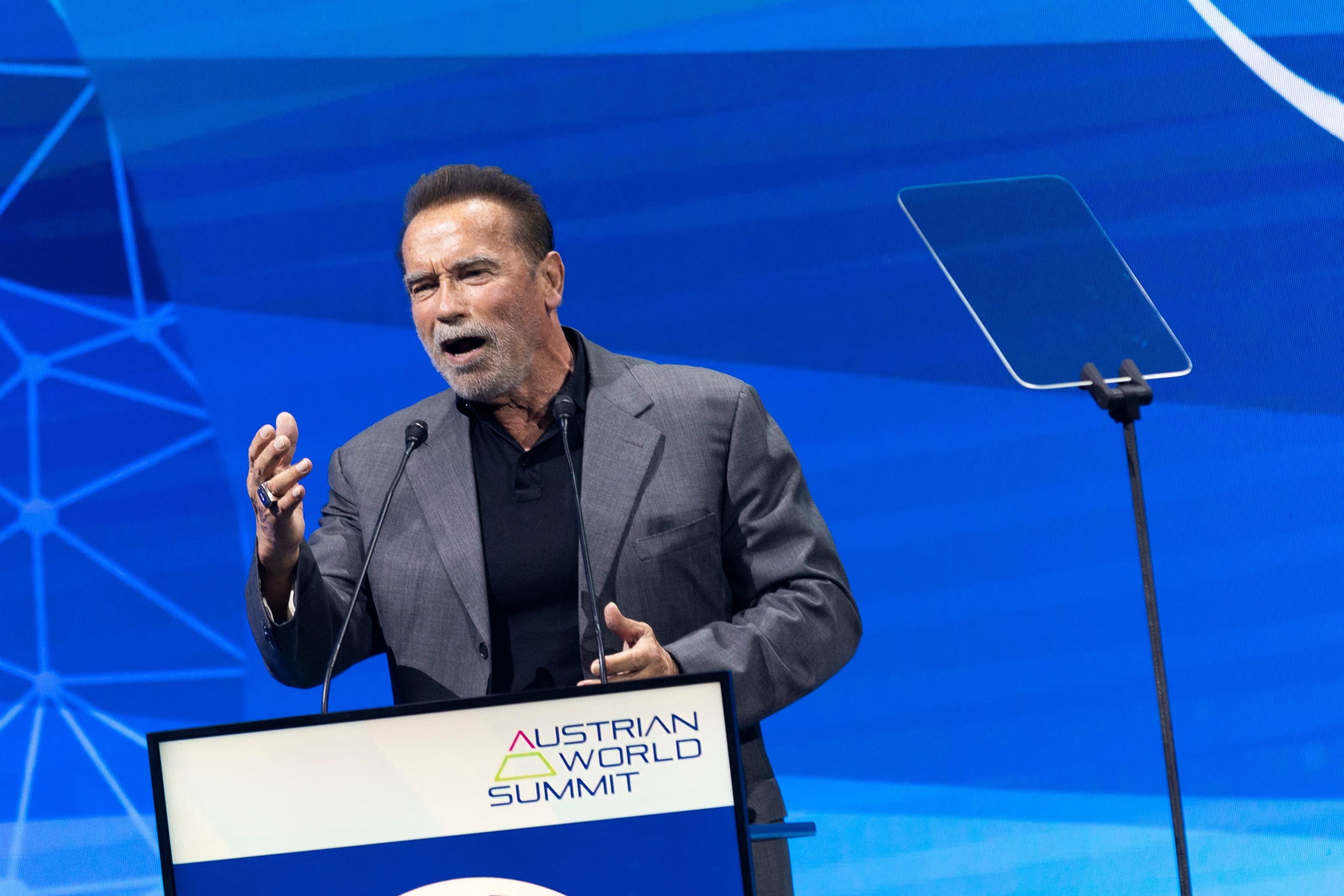 Arnold Schwarzenegger beim 