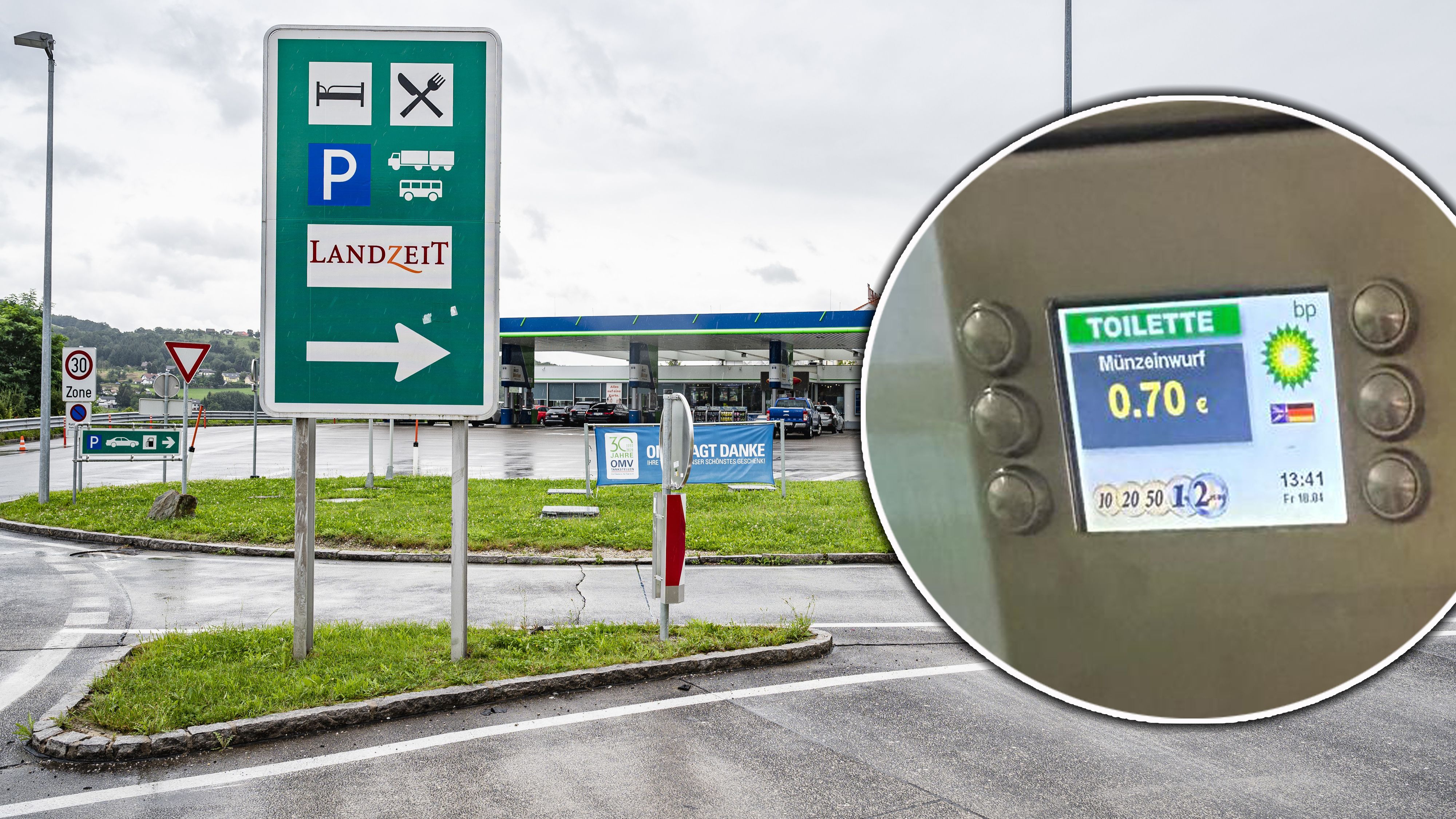 Still und heimlich kam es mit April zu einer österreichweiten Erhöhung der Klo-Preise auf Autobahn-Tankstellen.