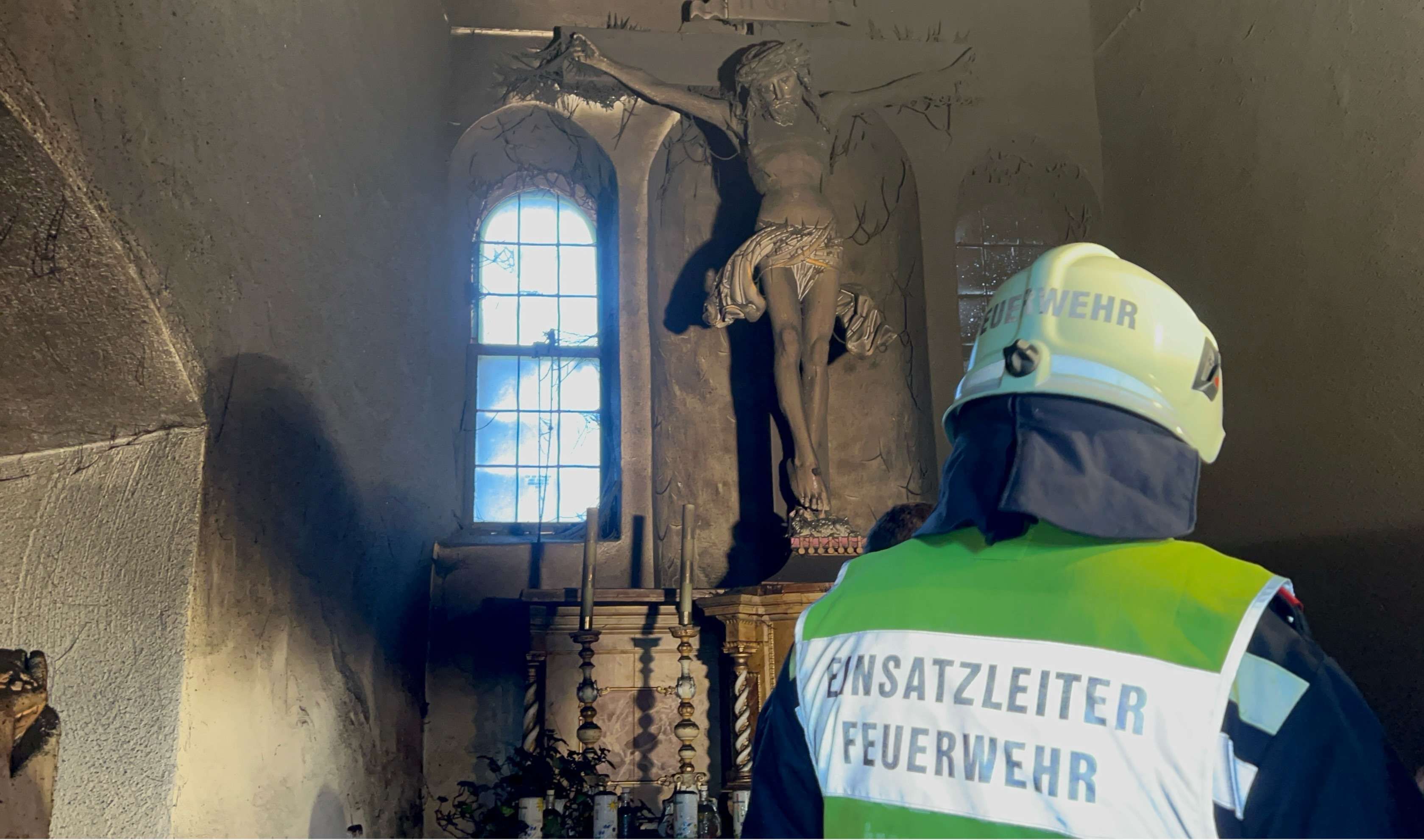 Brand in der Kirche Münichreith