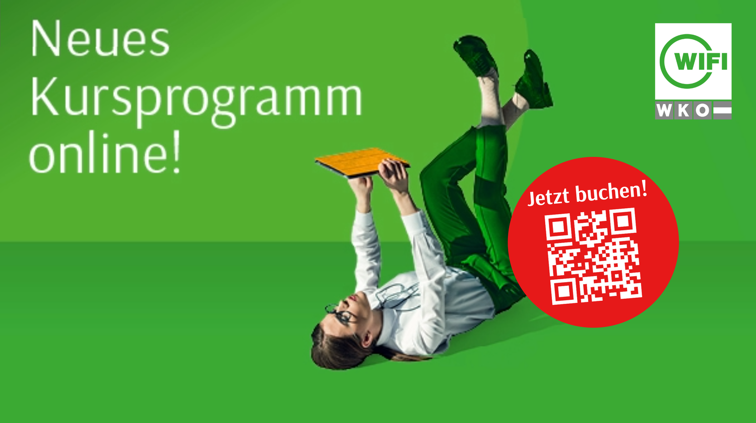 Ab sofort ist das neue Kursprogramm des WIFI Oberösterreich online buchbar.