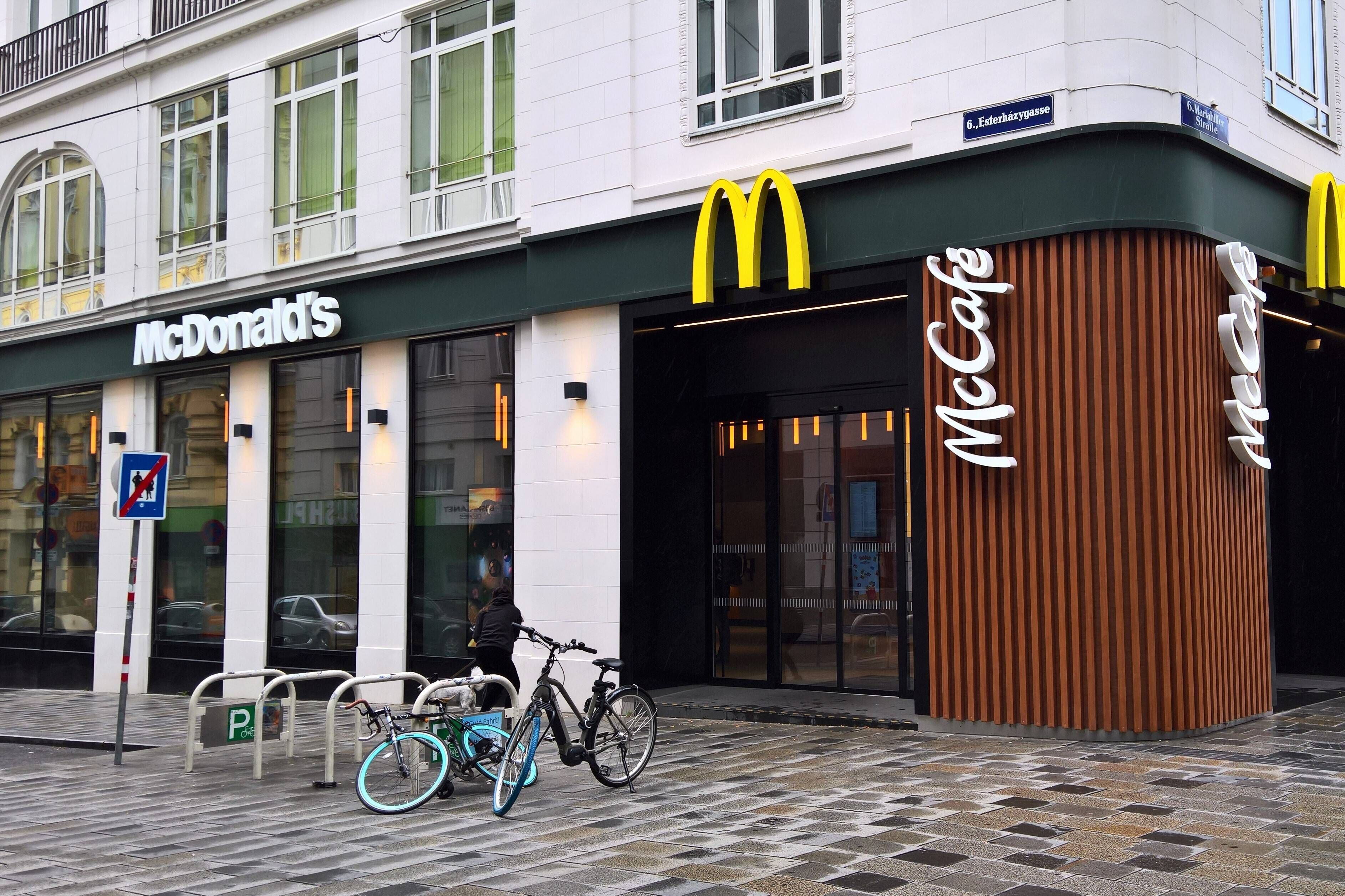 McDonald's-Restaurant auf der Mariahilfer Straße. Archivbild.