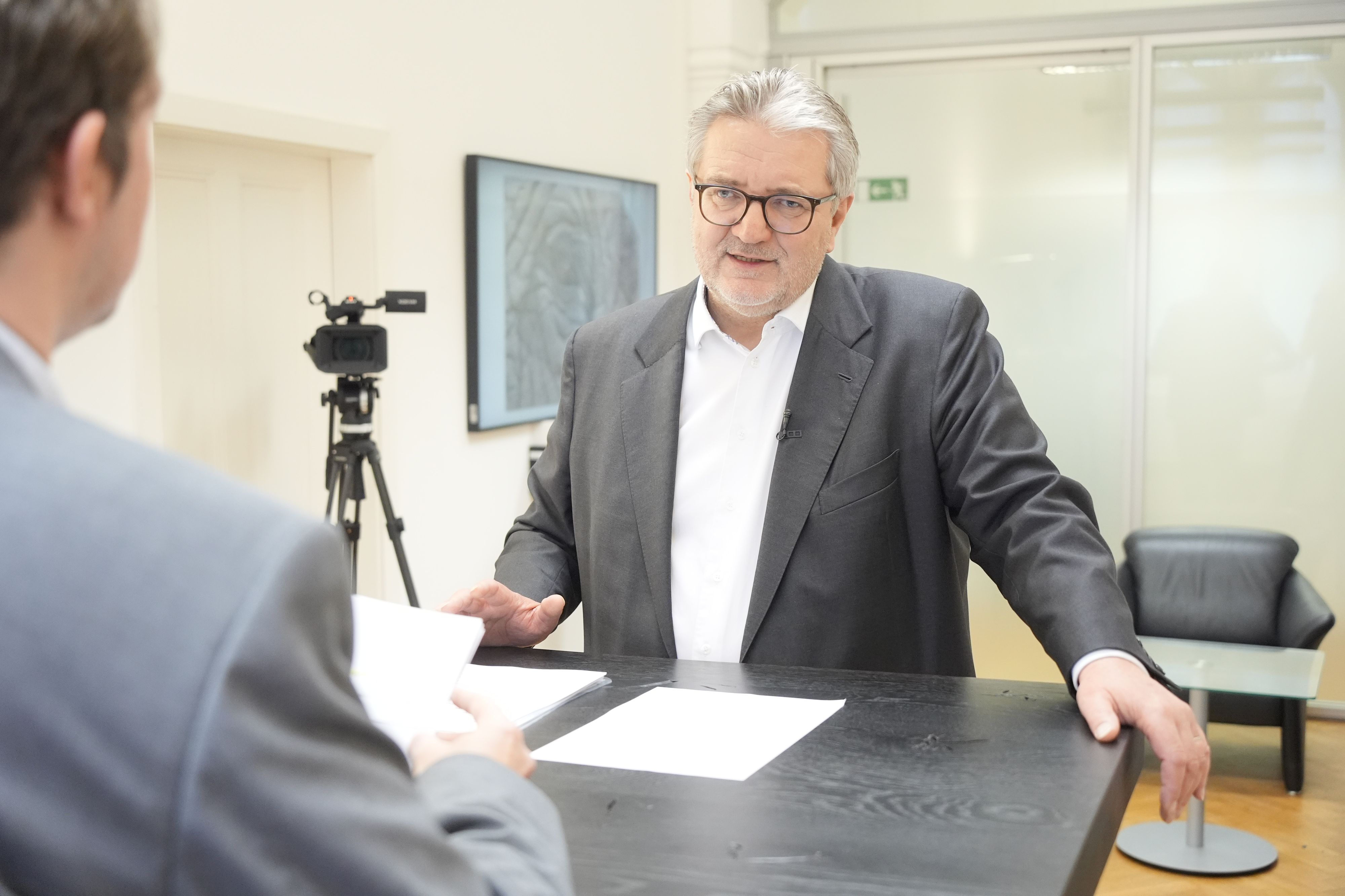 Gesundheitsstadtrat Peter Hacker (SP) im Interview mit 