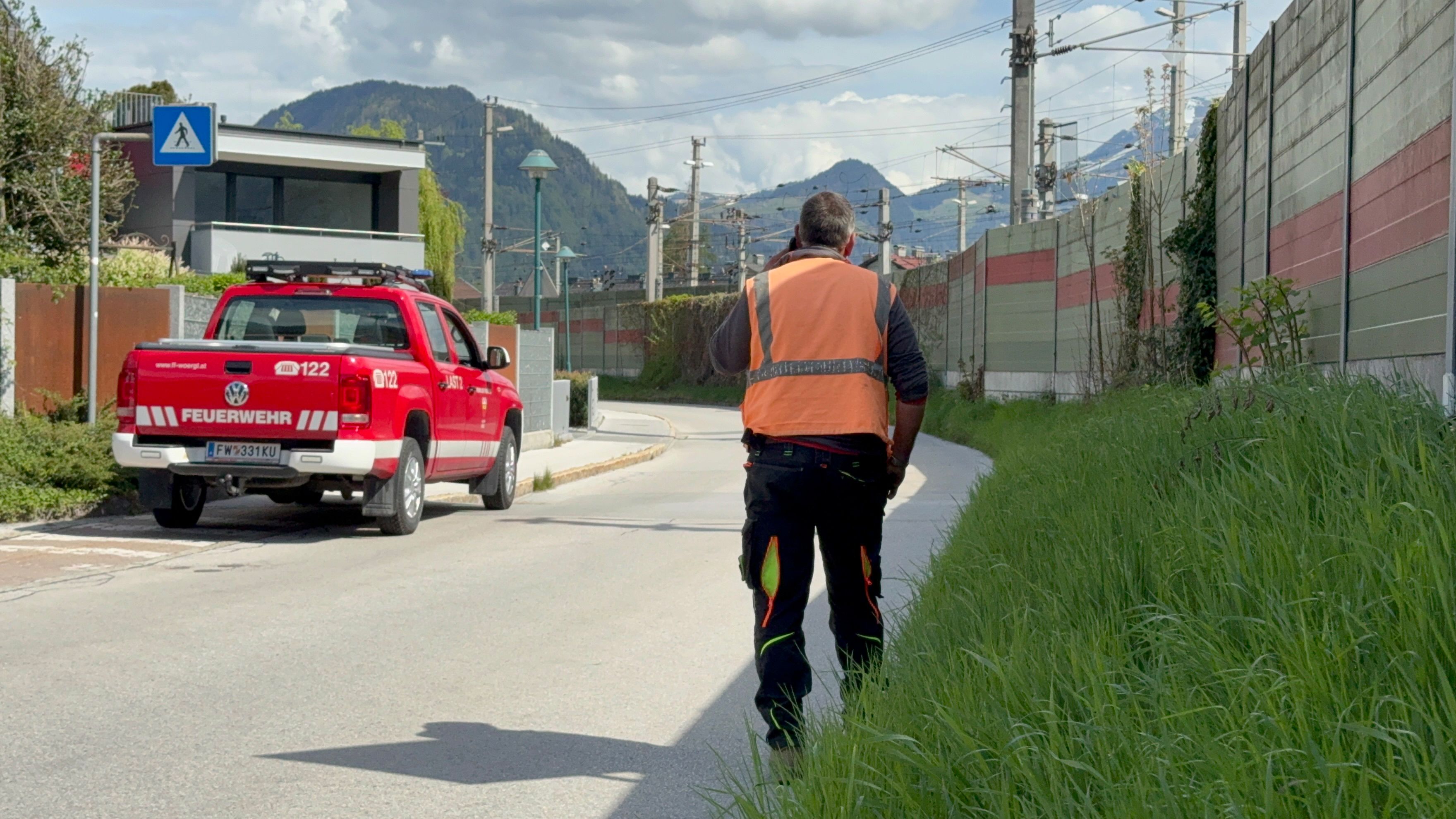 Rund um den Bahnhof Wörgl lief am Mittwochnachmittag ein Großeinsatz.