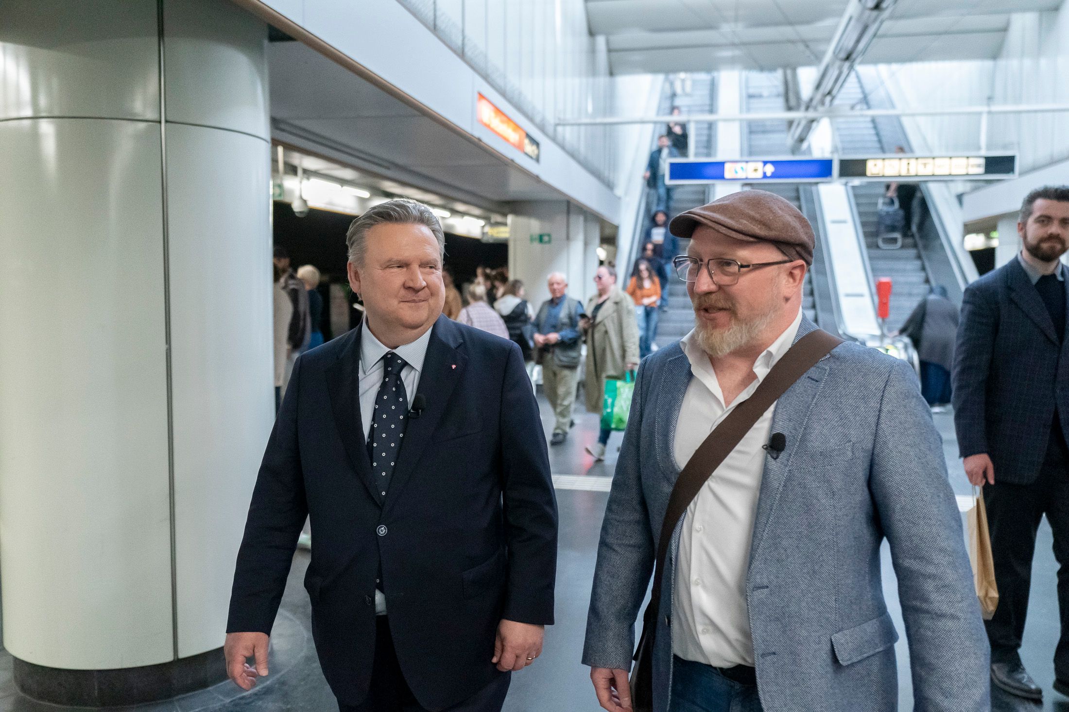 Heute.at - Bürgermeister Ludwig in der U6: Fürchte mich nicht