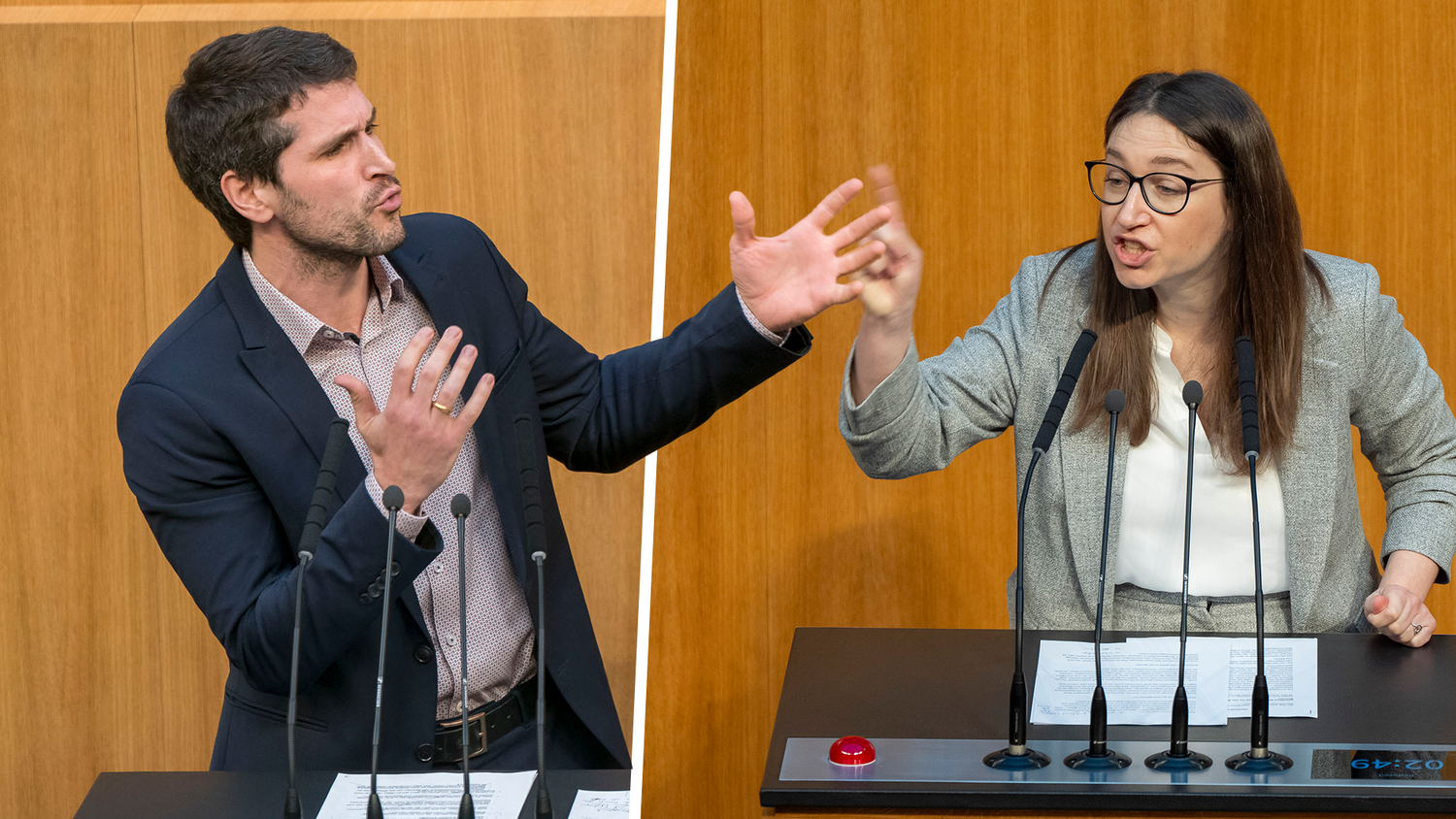 Die Grünen und die SPÖ streiten sich um Kaffeebecher.