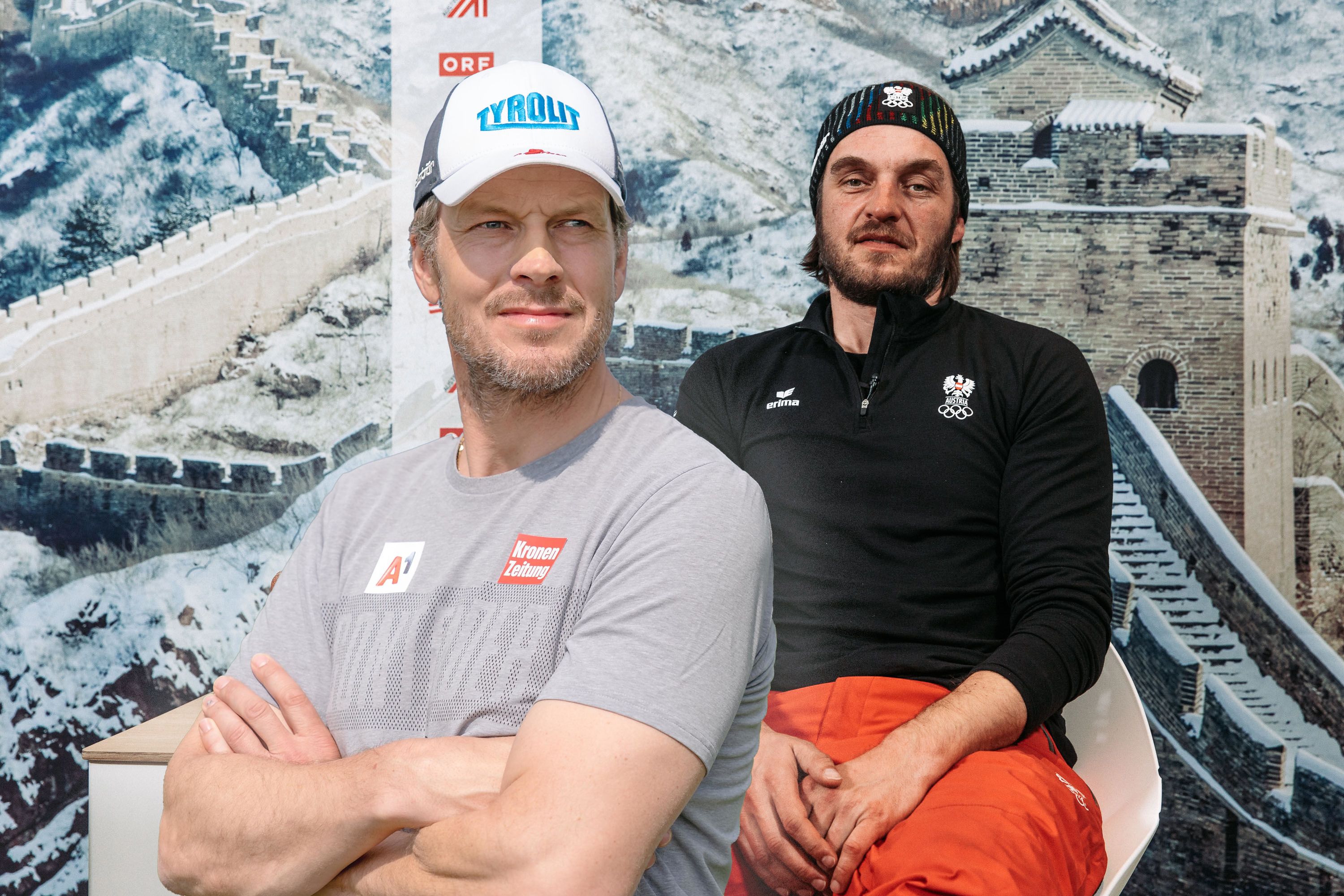 Christian Mitter (r.) ist beim ÖSV neuer Sportlicher Leiter Alpin. Roland Assinger (l.) bleibt Damen-Chefcoach.