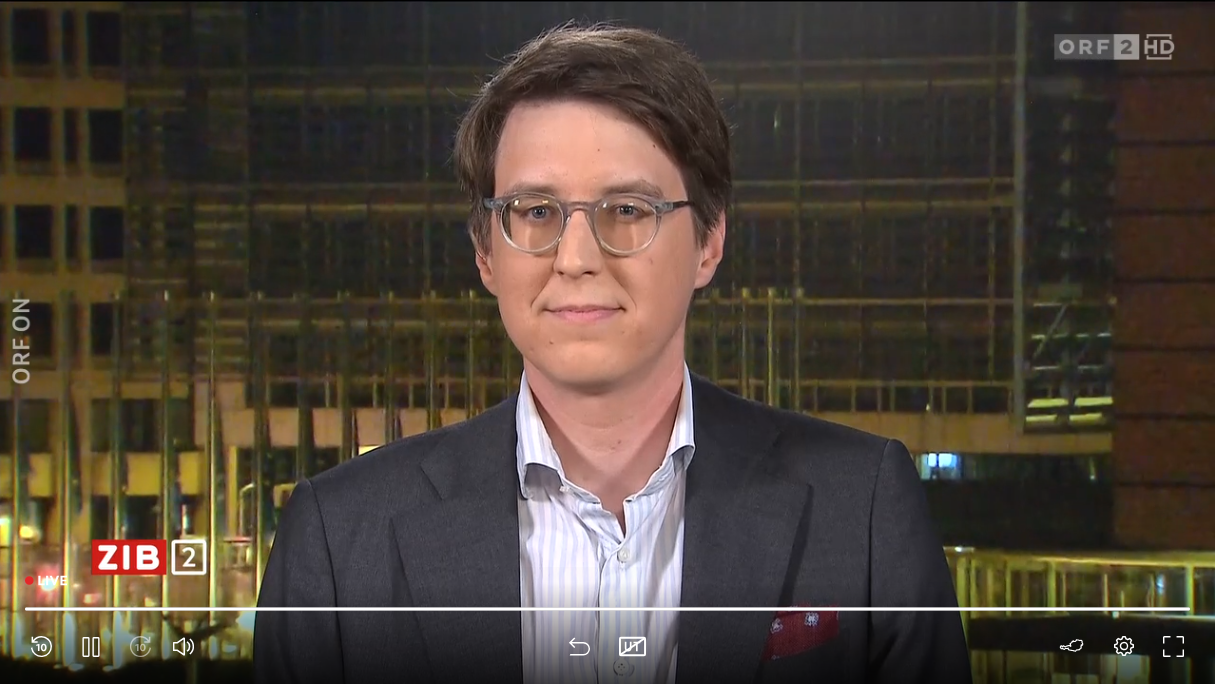 Der deutsche Handelsexperte Niclas Poitiers am Mittwochabend in der 