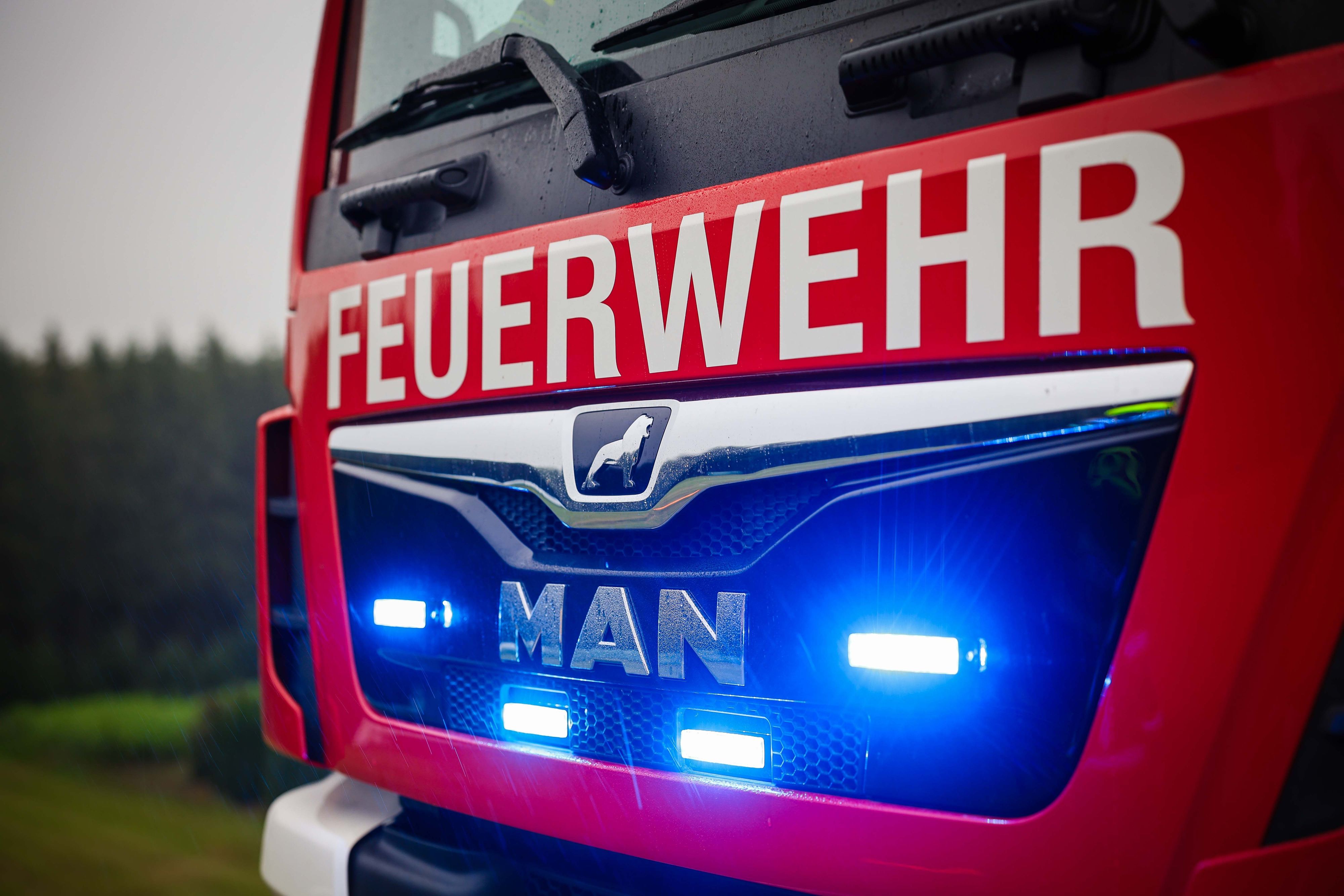Die Feuerwehr rückte sofort aus.