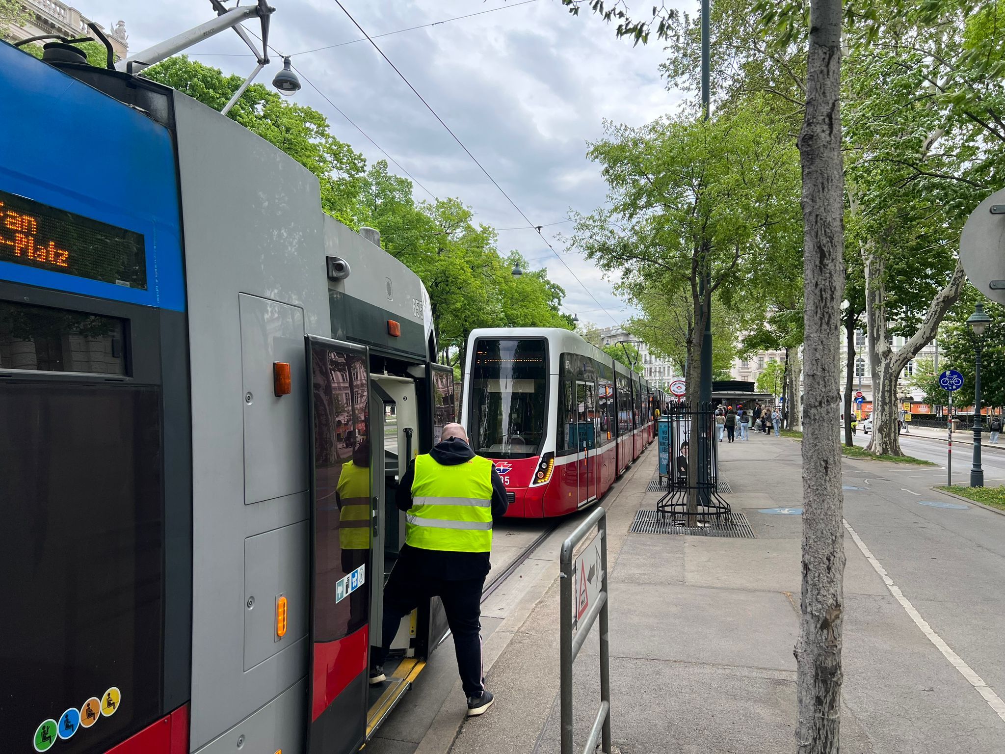 Öffi-Chaos am Wiener Ring! Frau stürzt, muss ins Spital