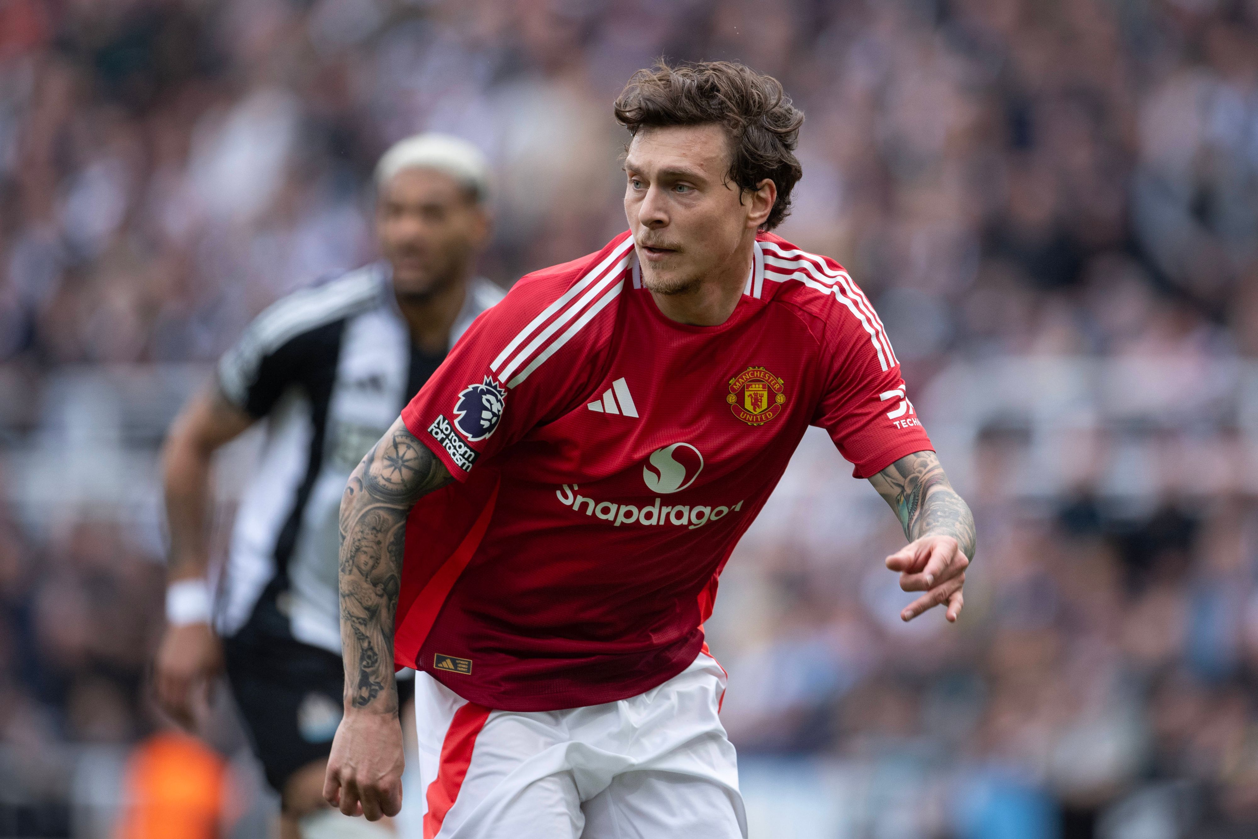 Victor Lindelöf kam sofort ins Krankenhaus.