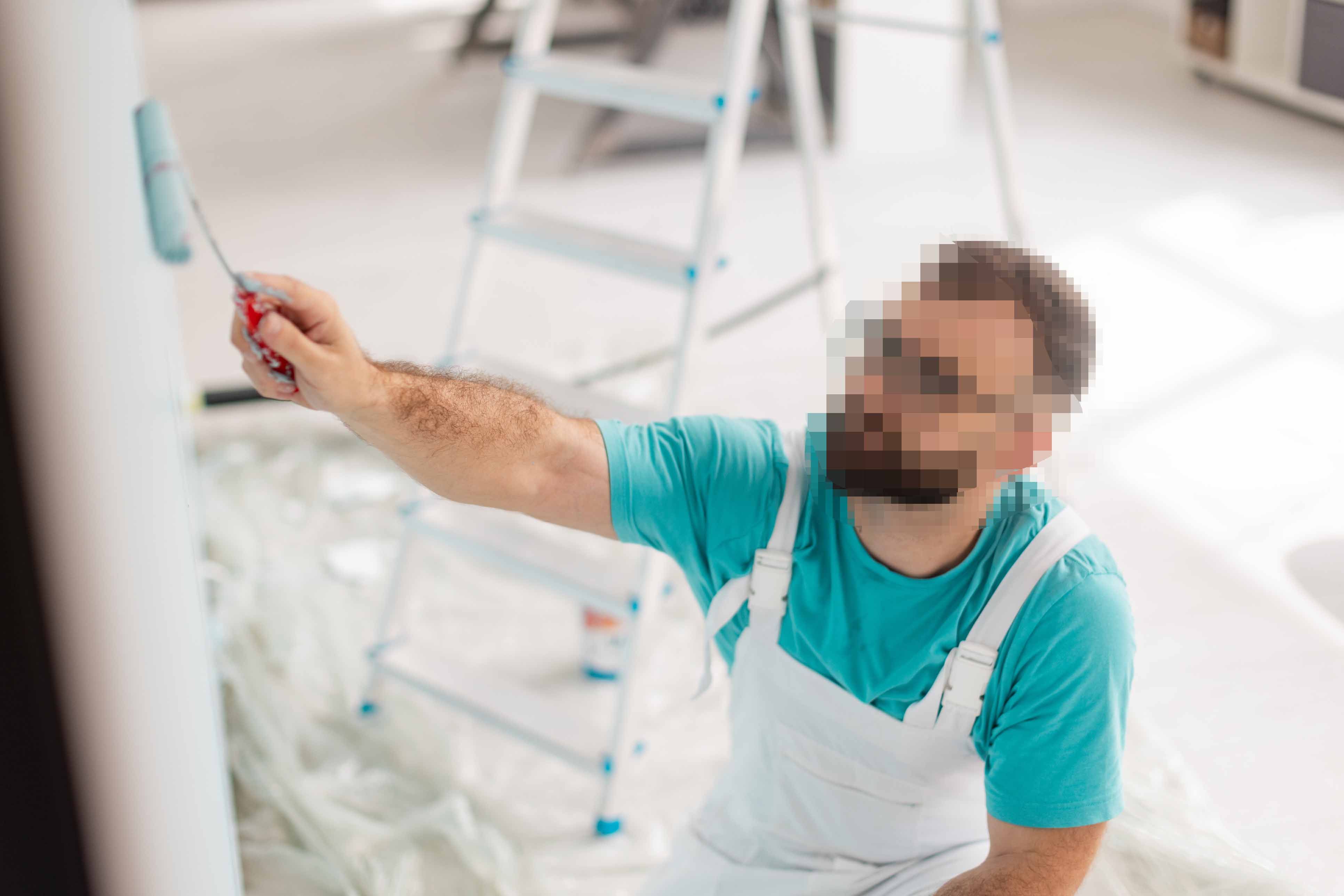 Symbolbild eines Malerhelfers