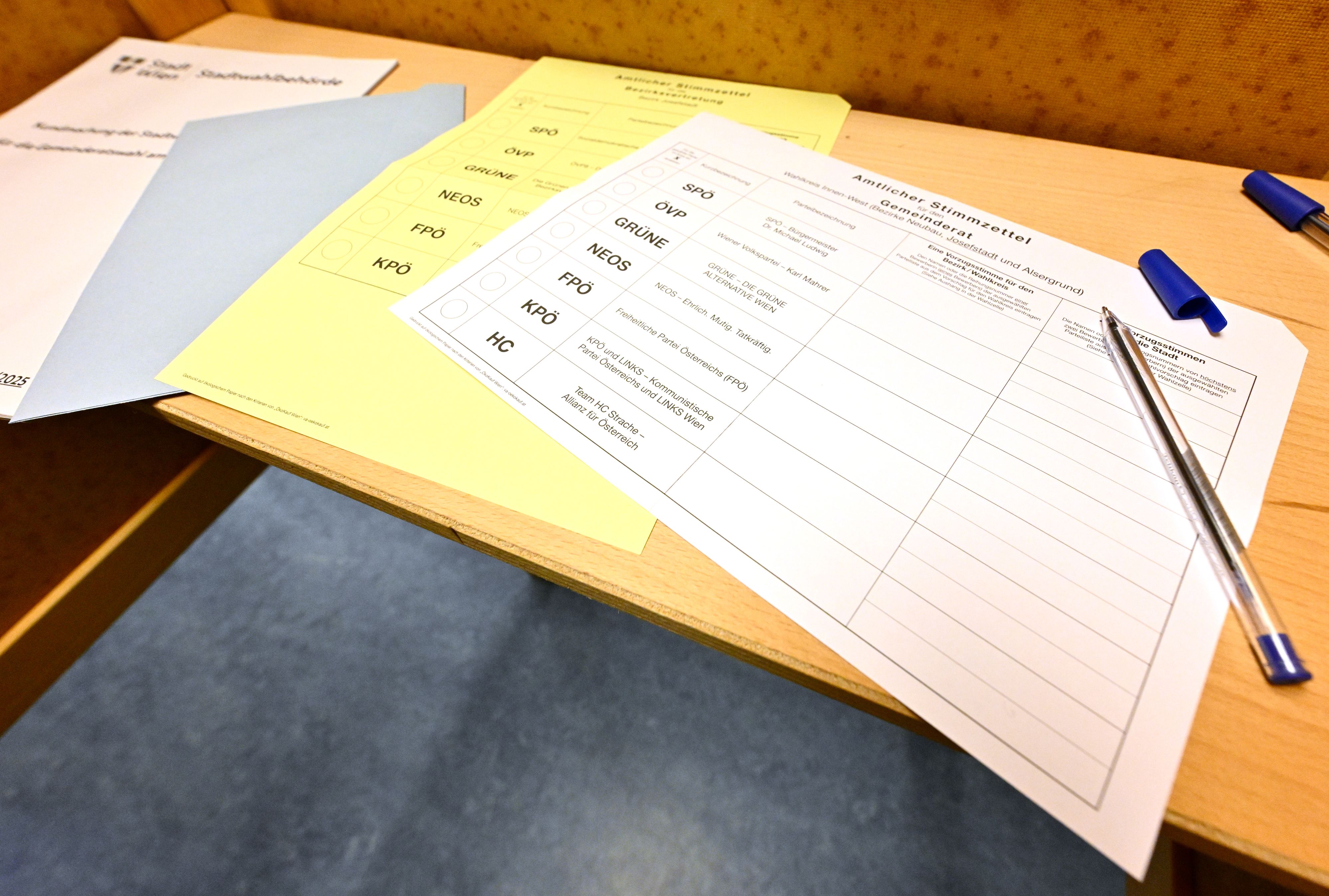 Heute.at - Achtung, zwei Stimmzettel! So wählst du in Wien richtig