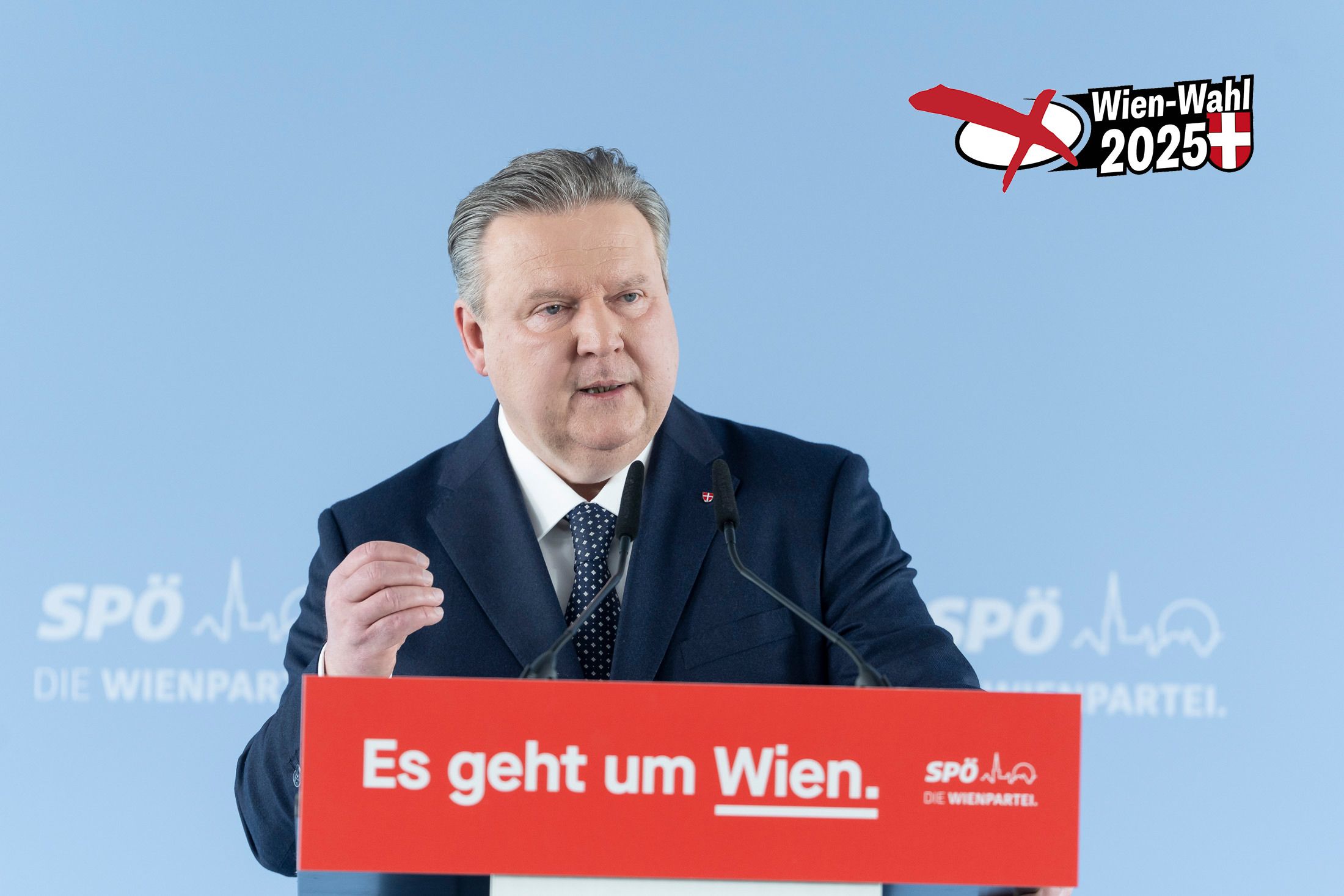 Bürgermeister Michael Ludwig ruft zur Teilnahme an der bevorstehenden Wahl auf.