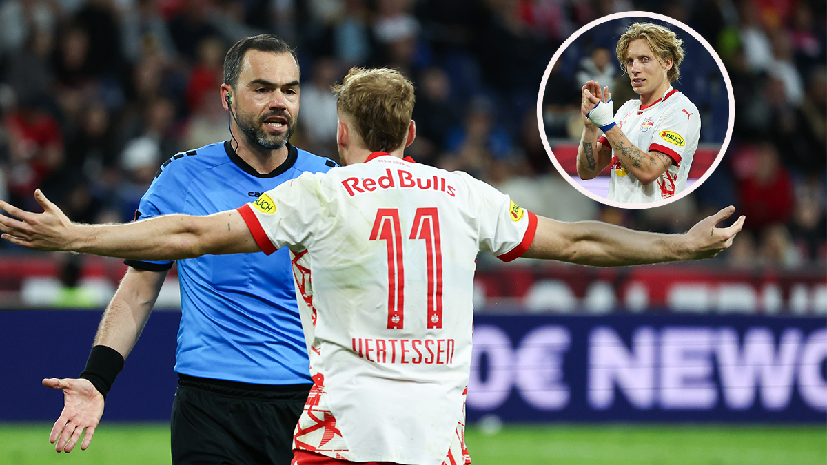 Bei Red Bull Salzburg herrscht nach dem nicht gegebenen Elfmeter großer Frust. 