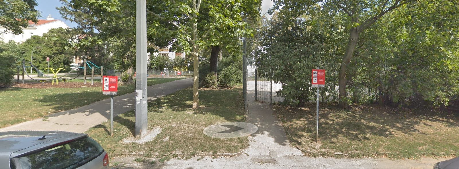 Im Bereich dieser Parkanlage kam es zum brutalen Angriff. 