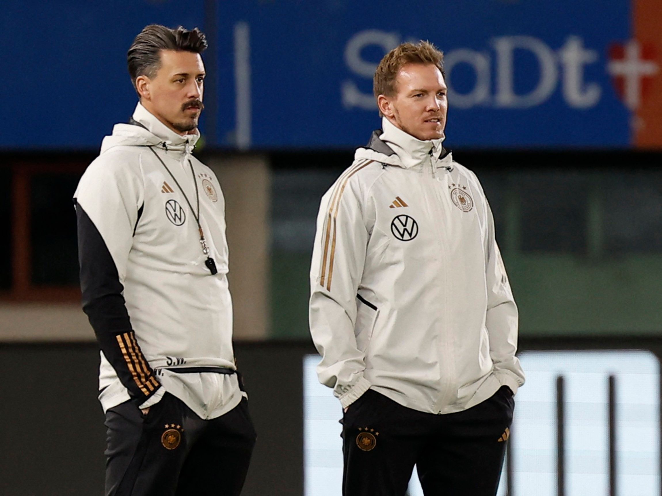 Sandro Wagner, Co-Trainer von Julian Nagelsmann bei Deutschlands Nationalteam, legt sein Amt nieder. 