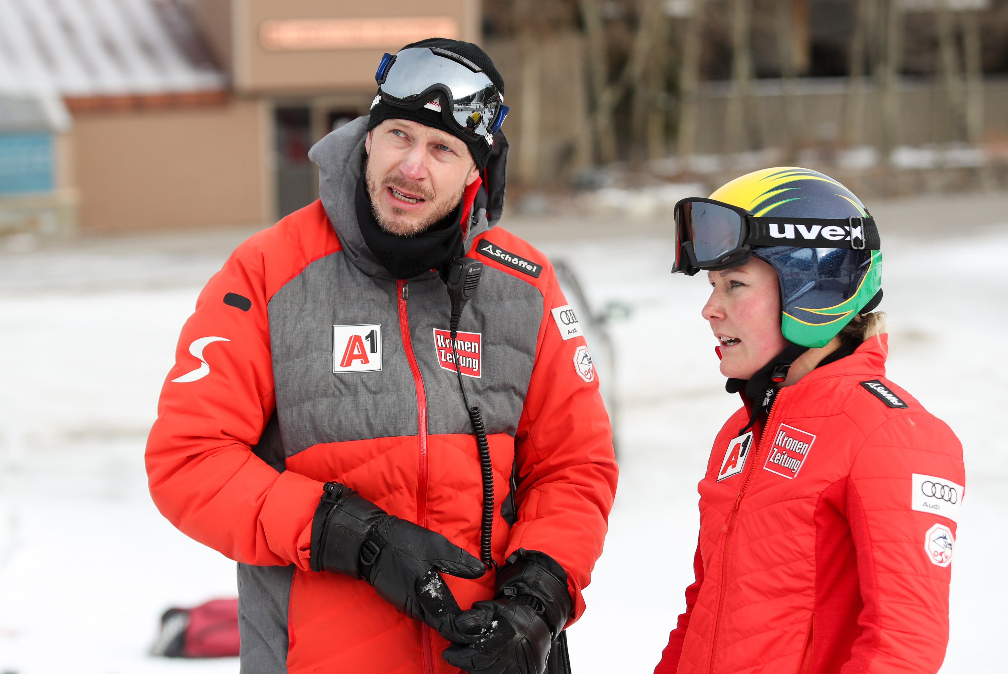 Ex-Rennläuferin Tamara Tippler und ÖSV-Frauen-Cheftrainer Roland Assinger. 