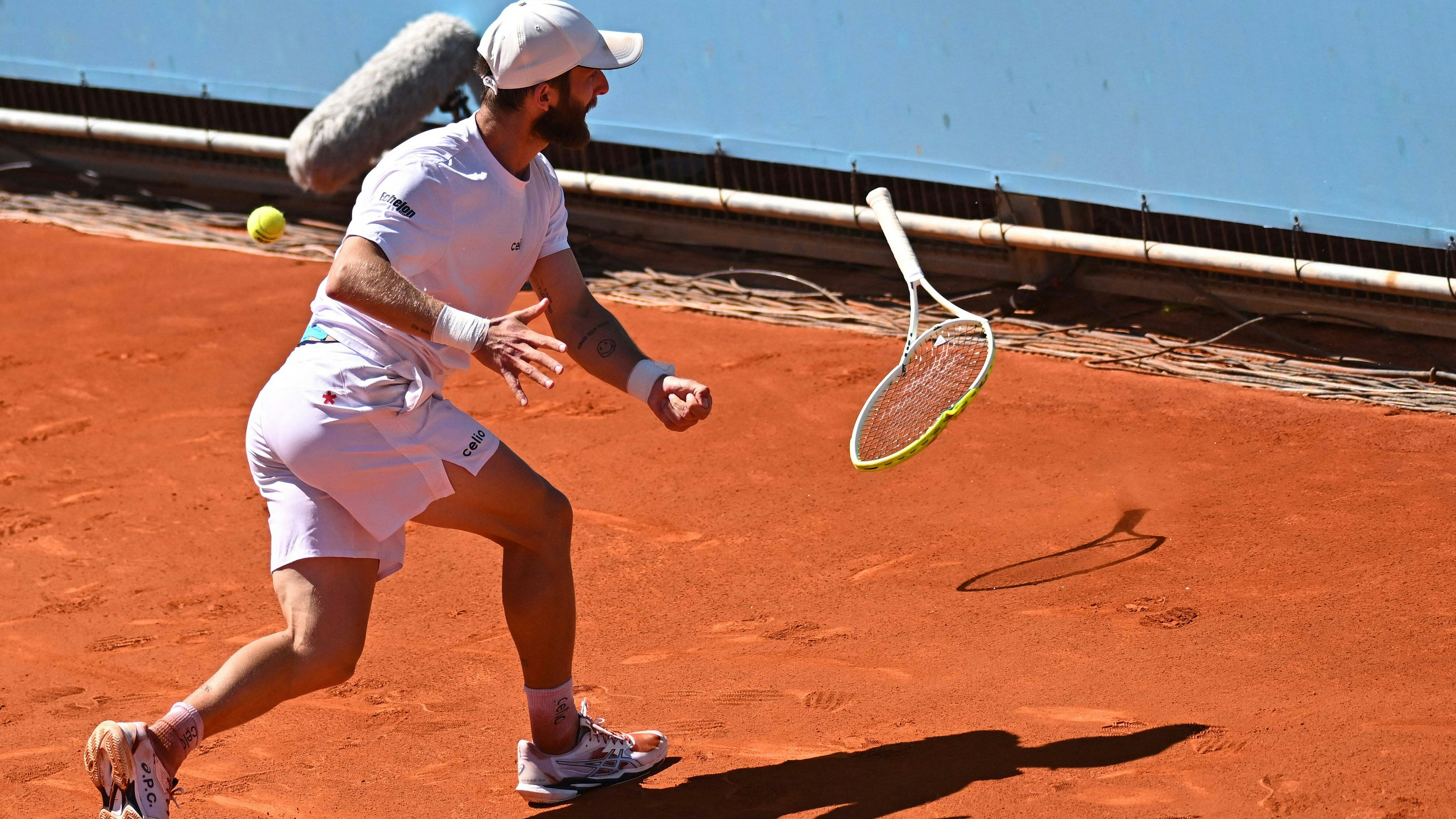 Tennis-Star Corentin Moutet verlor die Beherrschung. 