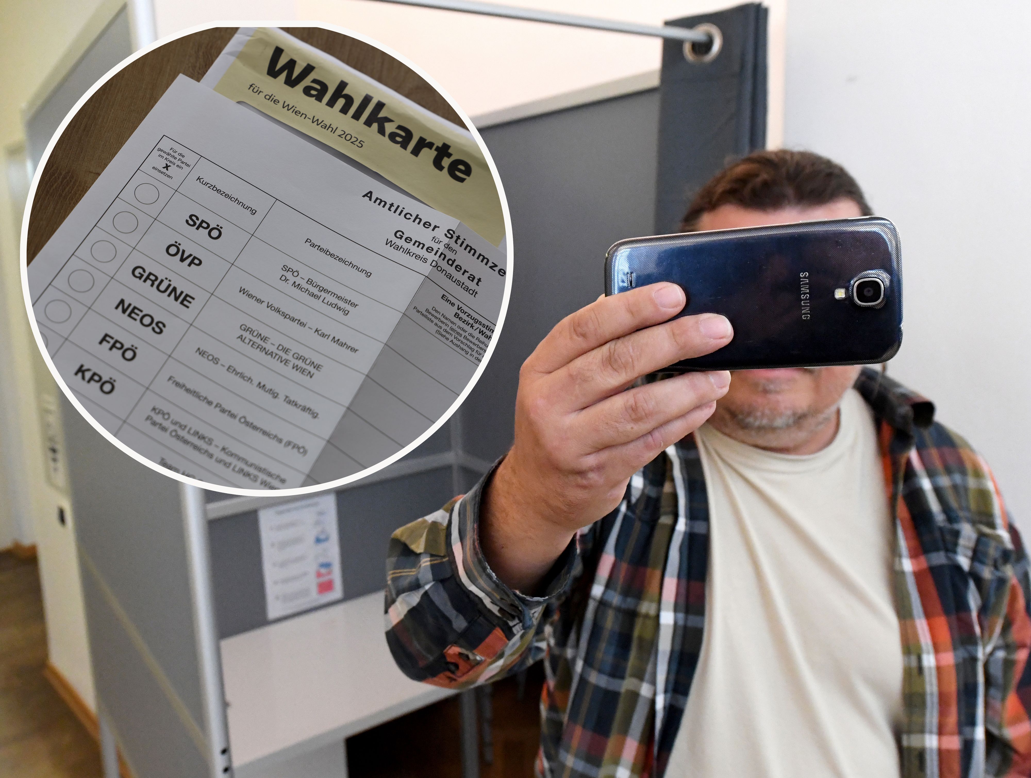Heute.at - Selfie in der Wahlkabine: Was bei Wien-Wahl erlaubt ist