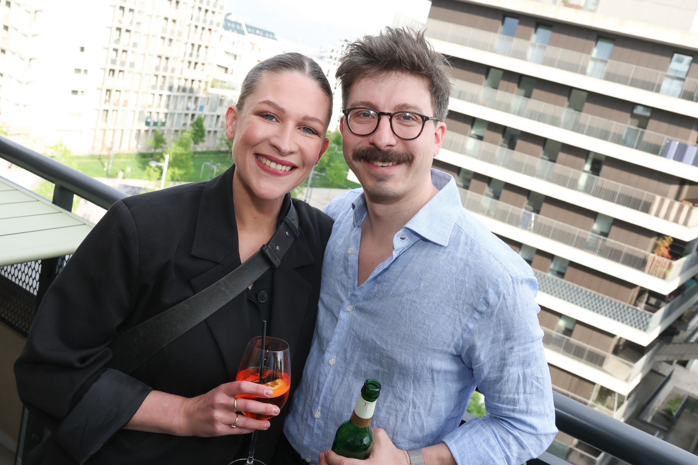 Schauspielerin Selina Graf feierte bei der 10 Jahre-Jubiläumsfeier mit.
