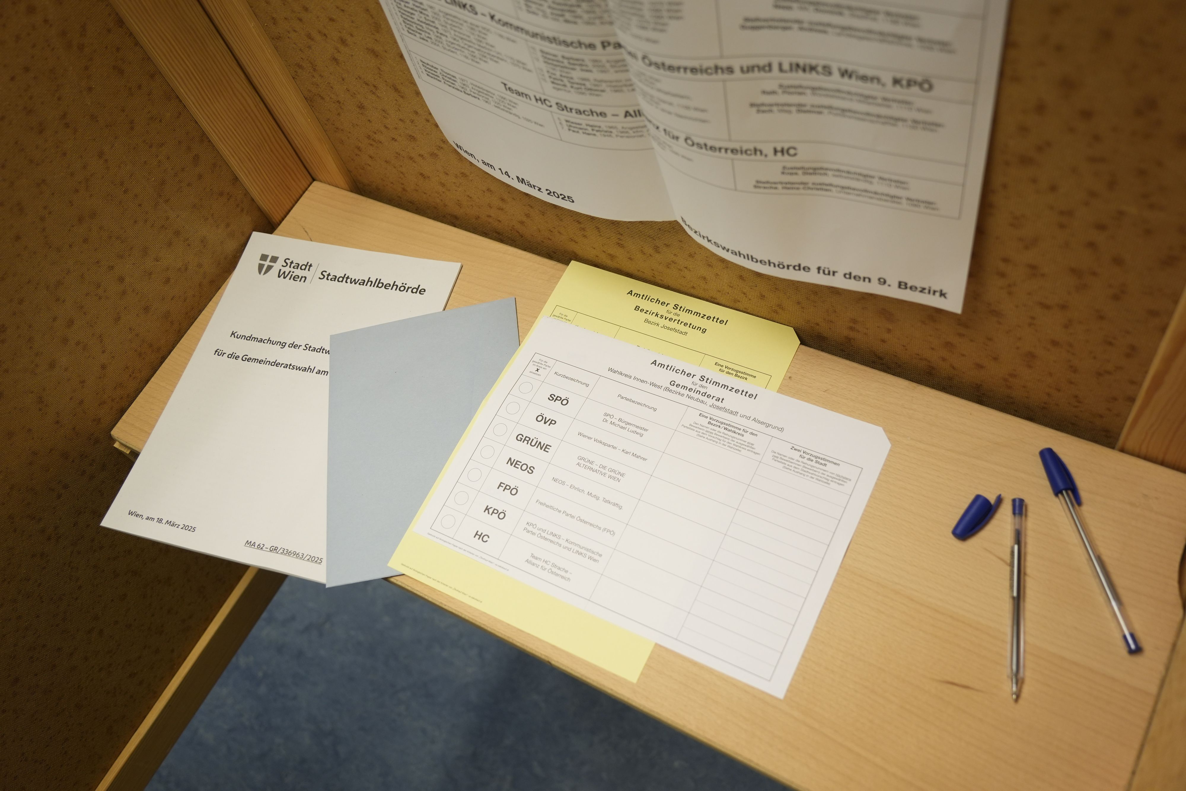 In Margareten sollen Wahlzettel für den 4. Bezirk ausgeteilt worden sein (Symbolbild).