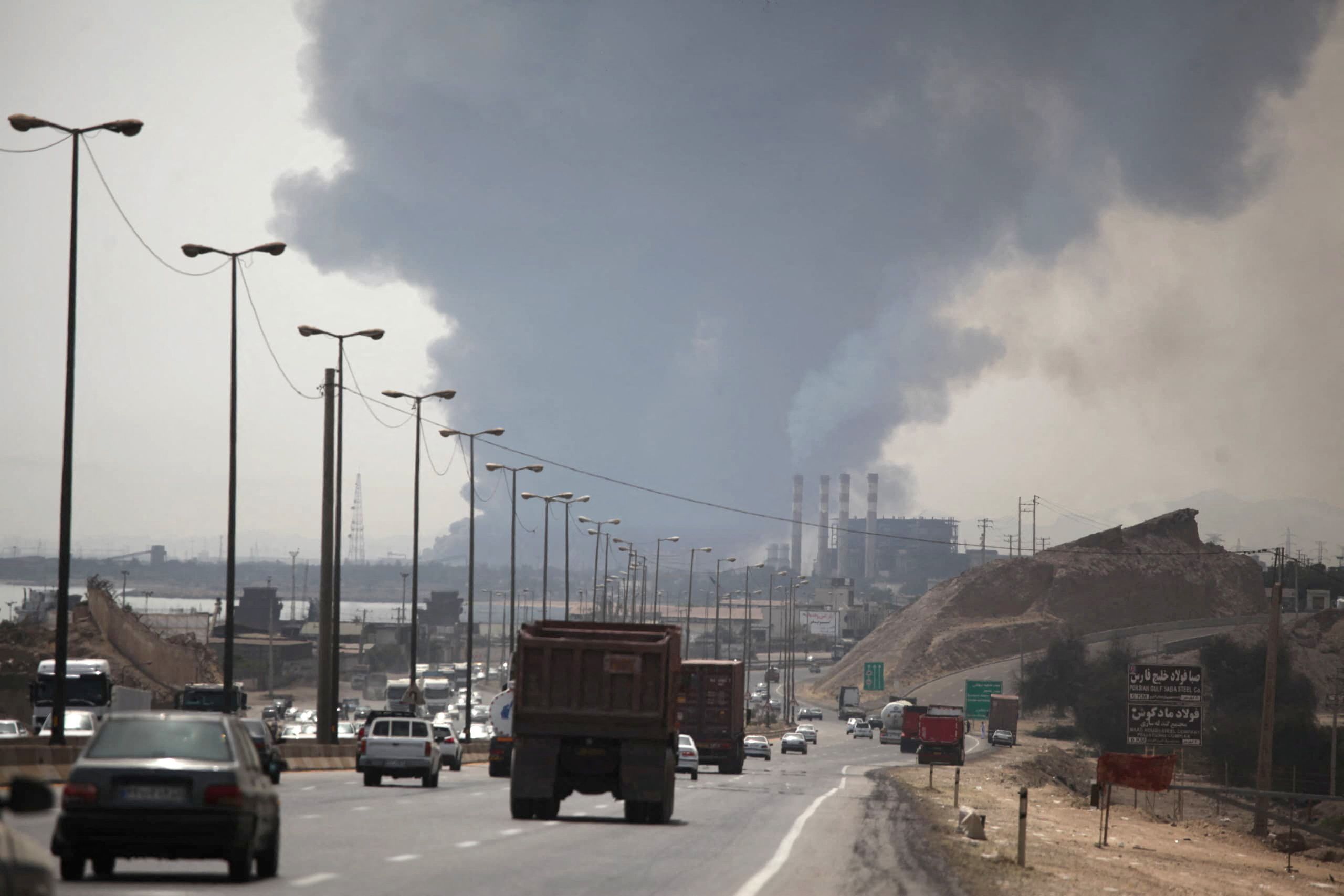 Im Süden des Iran hat sich in einem wichtigen Hafen nach Angaben iranischer Staatsmedien eine 