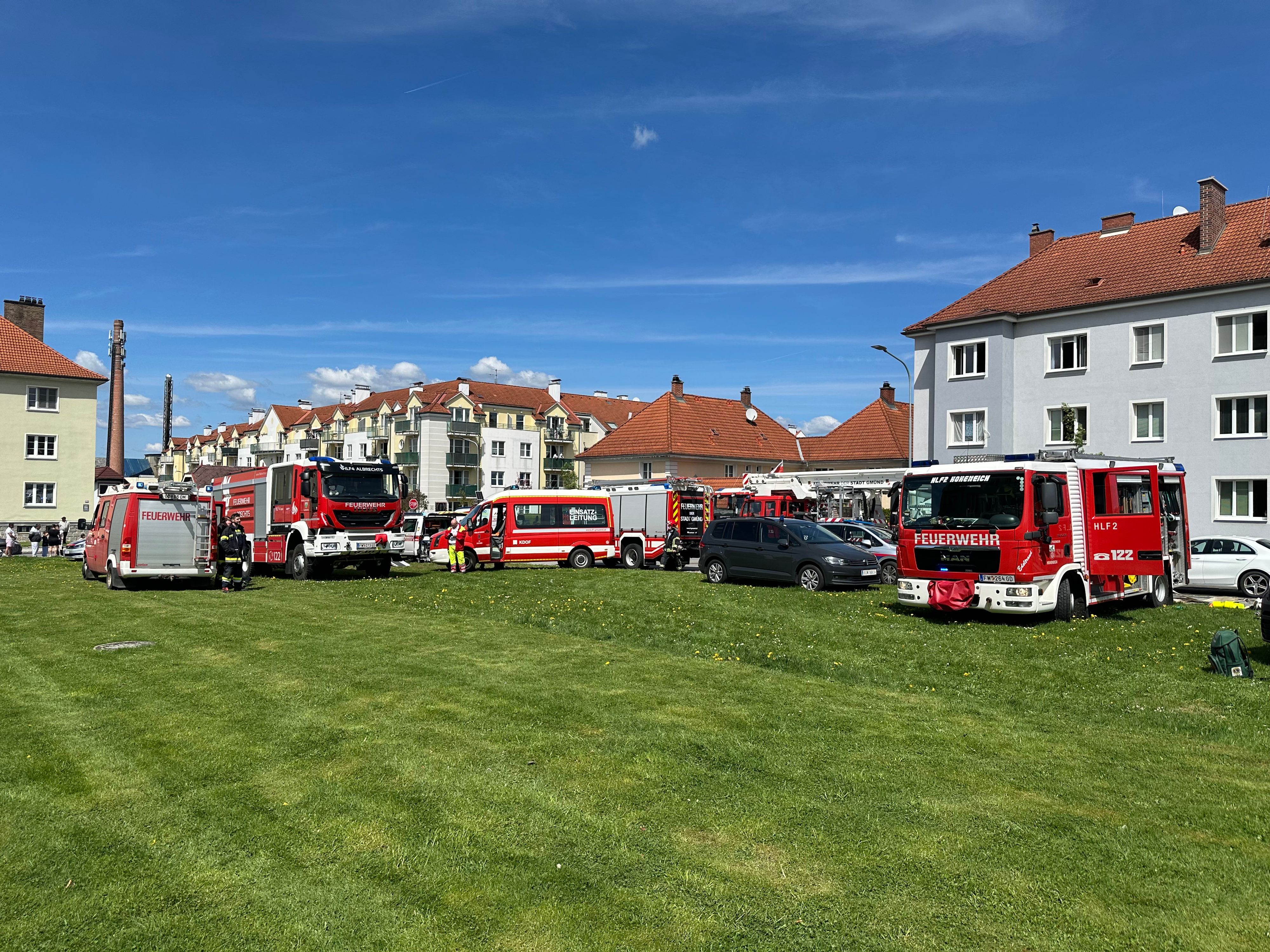 Zwei kleine Kinder (1, 5) starben bei dem Feuer-Drama in Gmünd