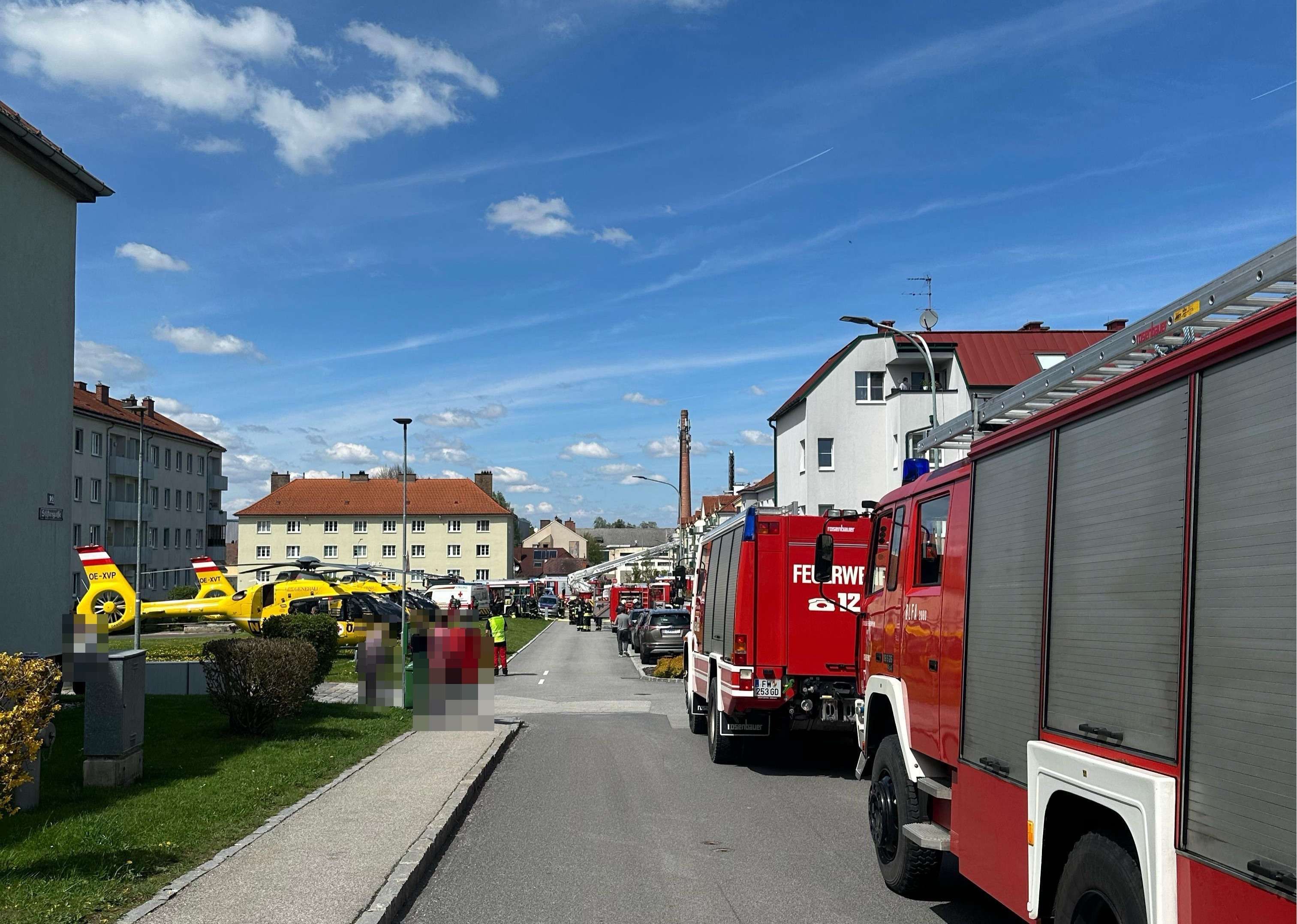 Feuerdrama: Zwei Kinder starben bei Wohnhausbrand.