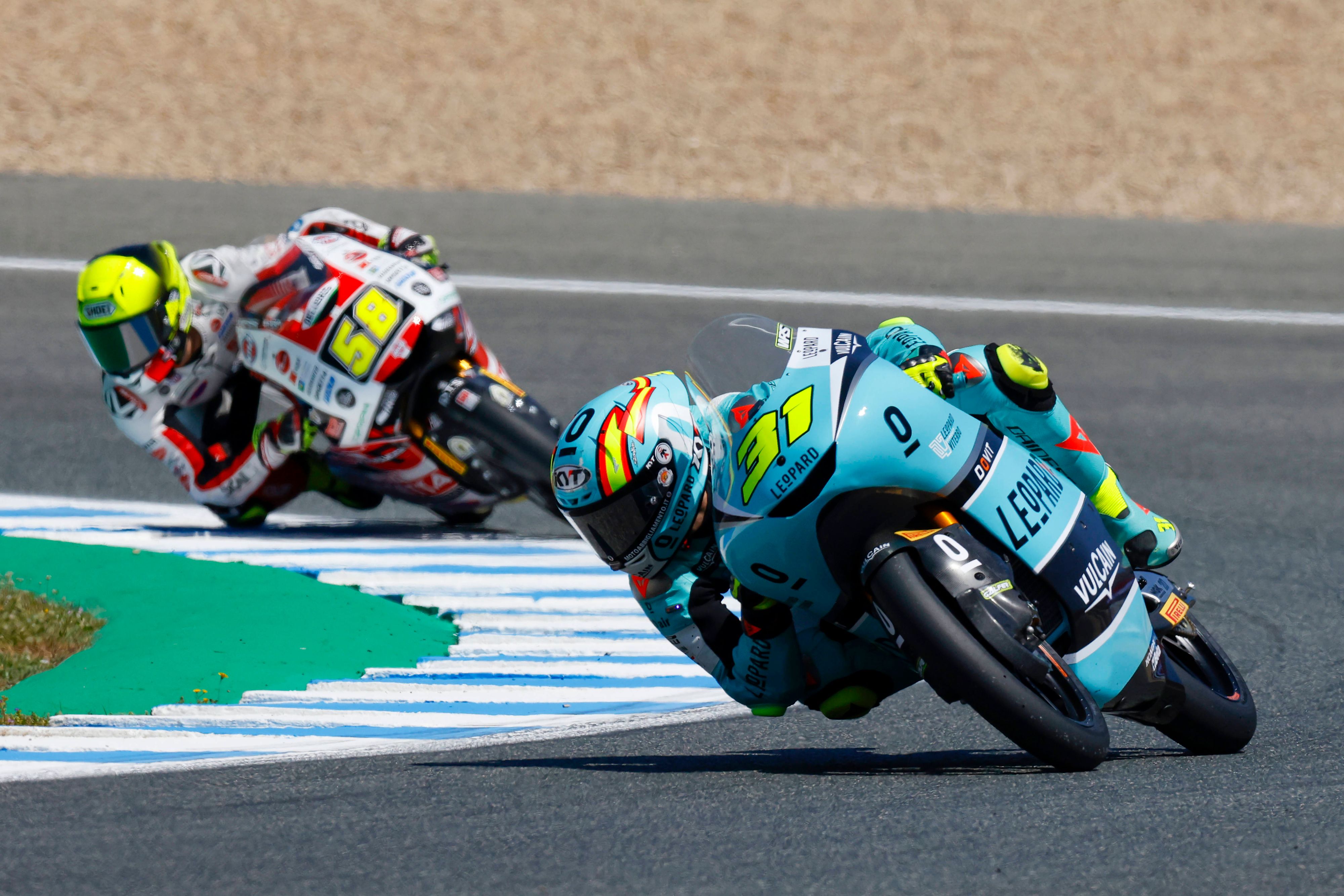 Das MotoGP-Rennen in Jerez war sehr spannend.