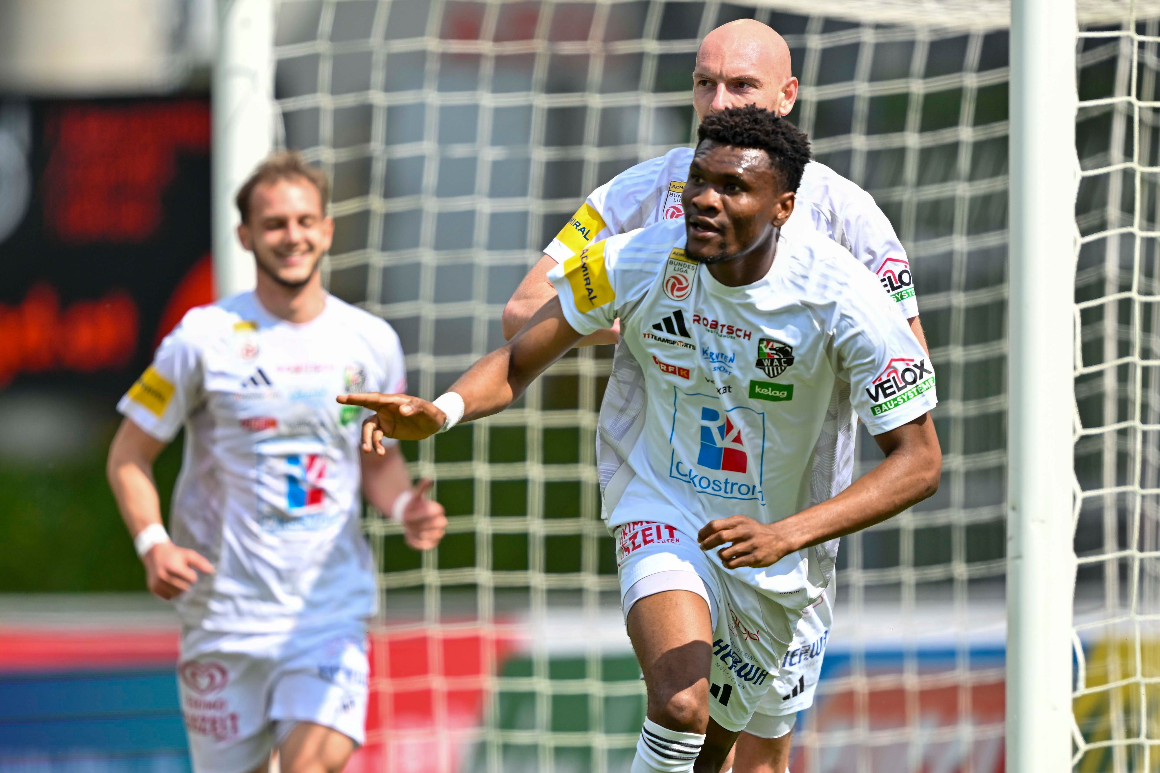 Der WAC führt 1:0 gegen Salzburg