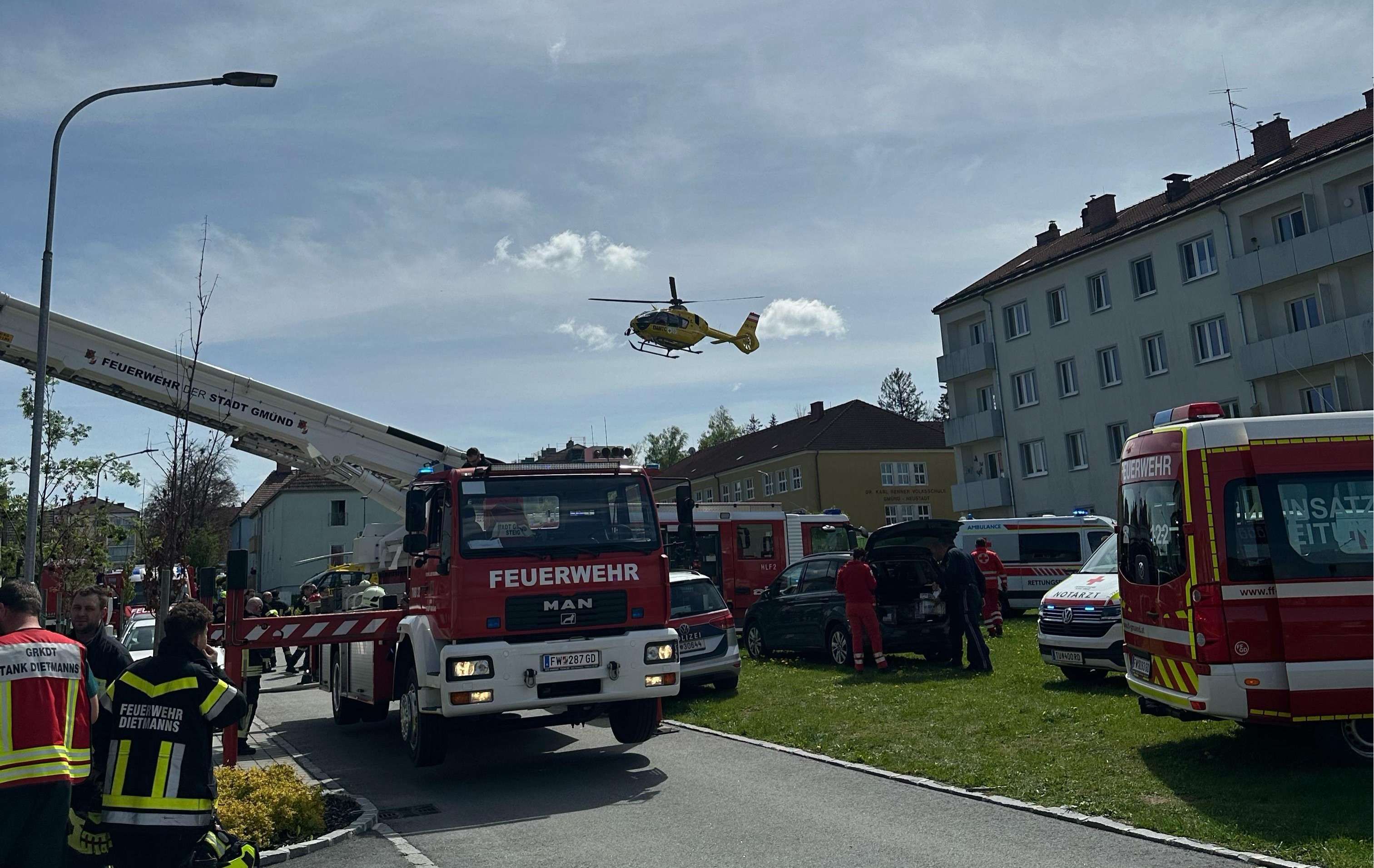 Feuerdrama: Zwei Kinder starben bei dem Wohnungsbrand