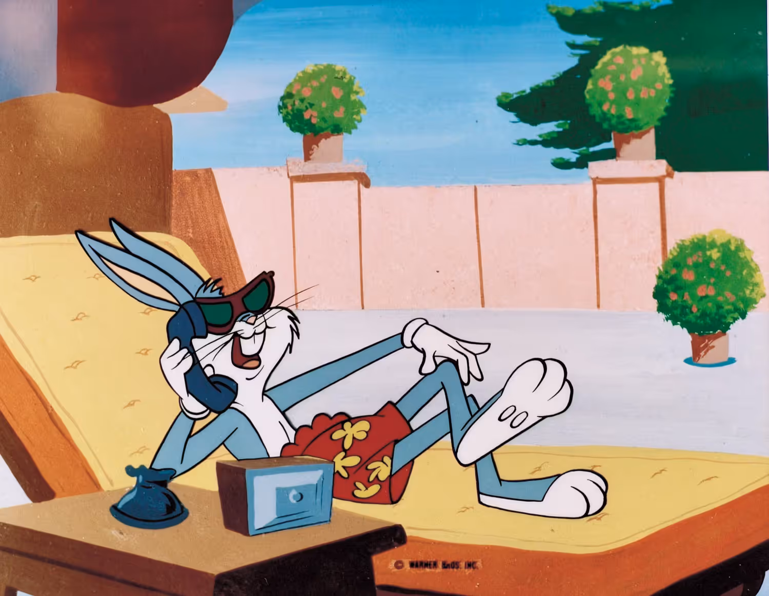 Der Zeichentrickhase Bugs Bunny ist bekannt für seine lockere und schlagfertige Art.