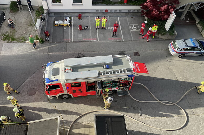 Die Feuerwehr war rasch vor Ort.