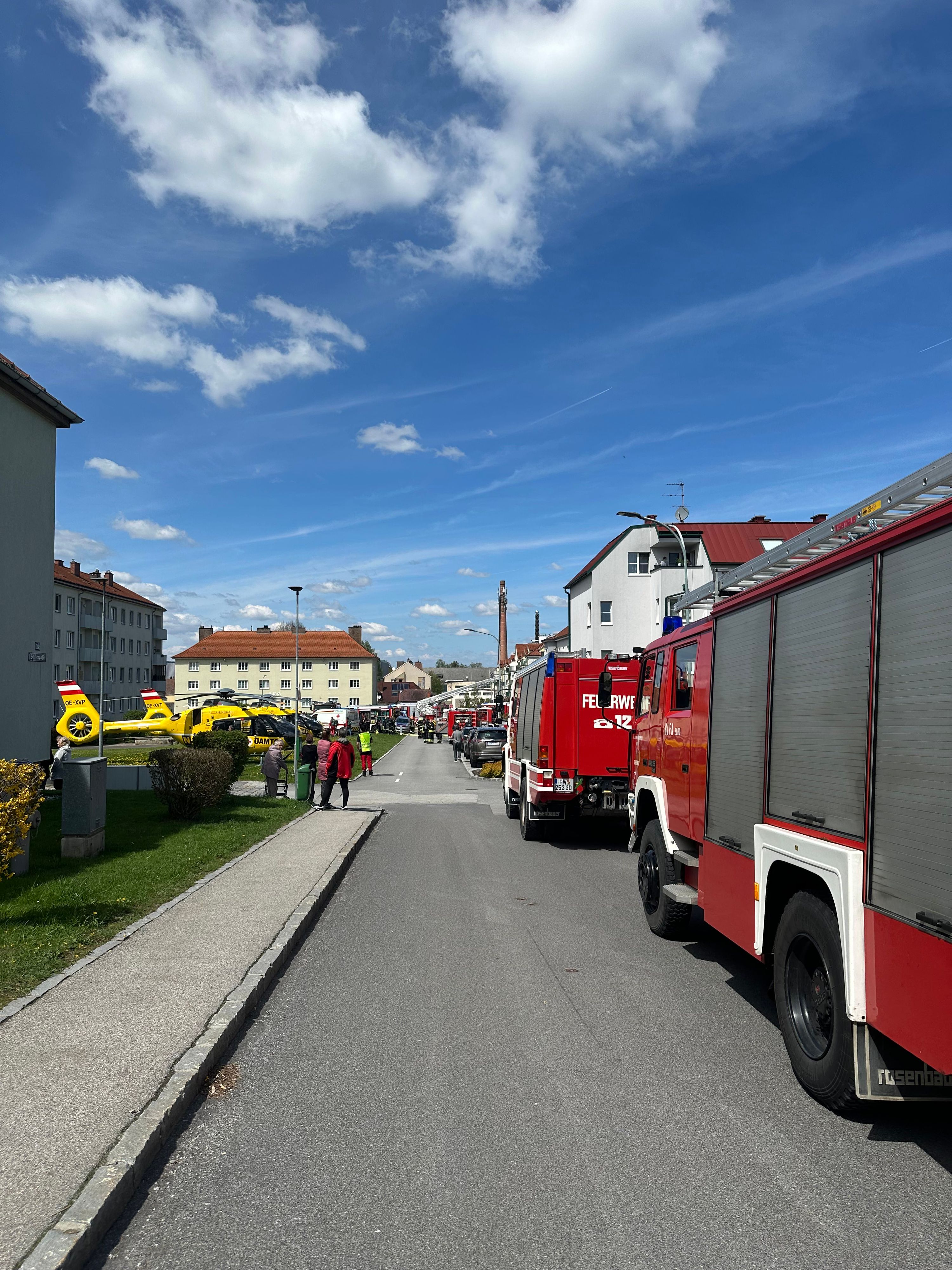 Am 26. April 2025 kam es in der Stadt Gmünd zu einem Wohnungsbrand in einem Mehrparteienwohnhaus.