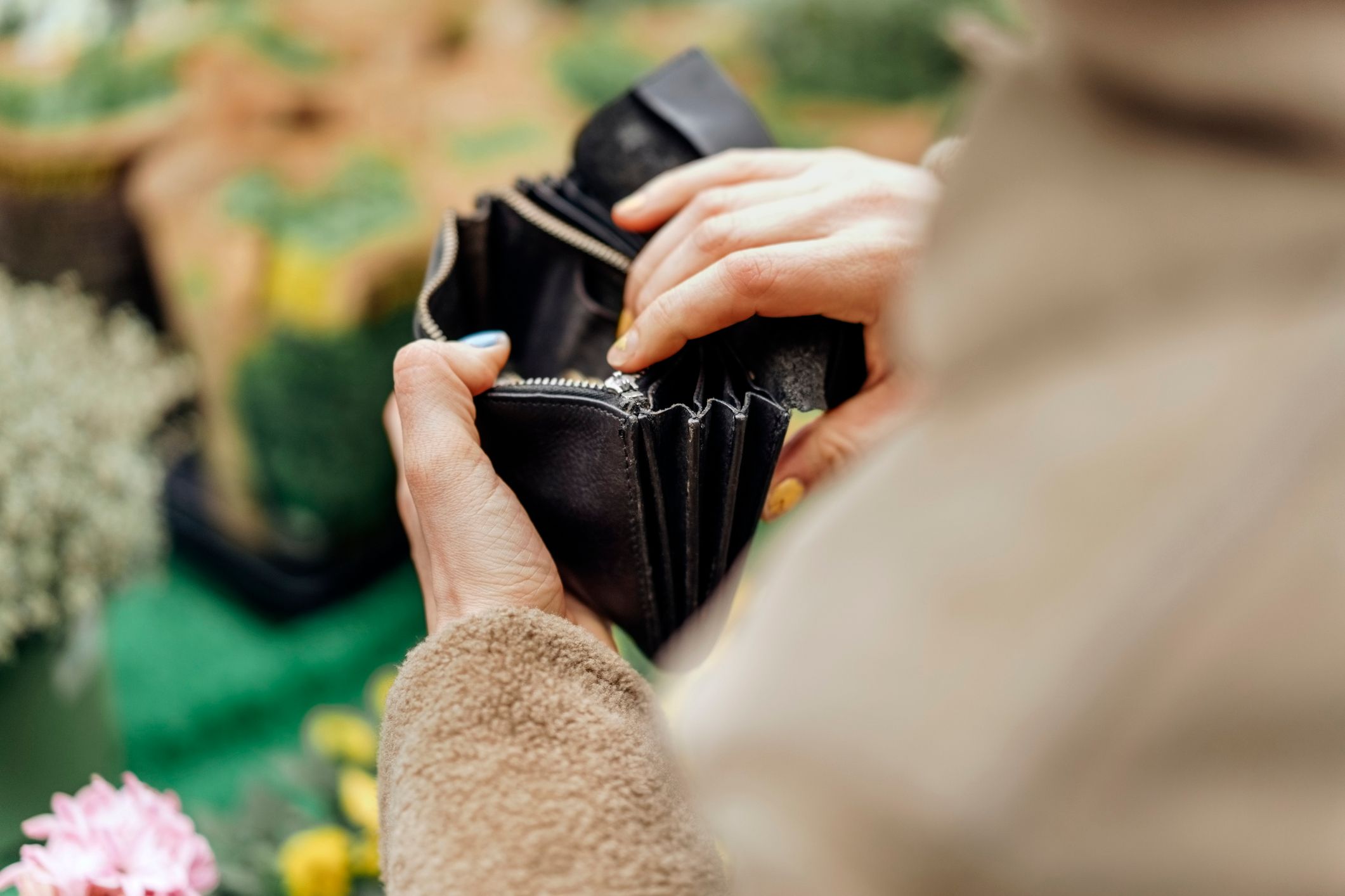 Bei manchen ist die Geldbörse bereits am Monatsbeginn leer. (Symbolbild)
