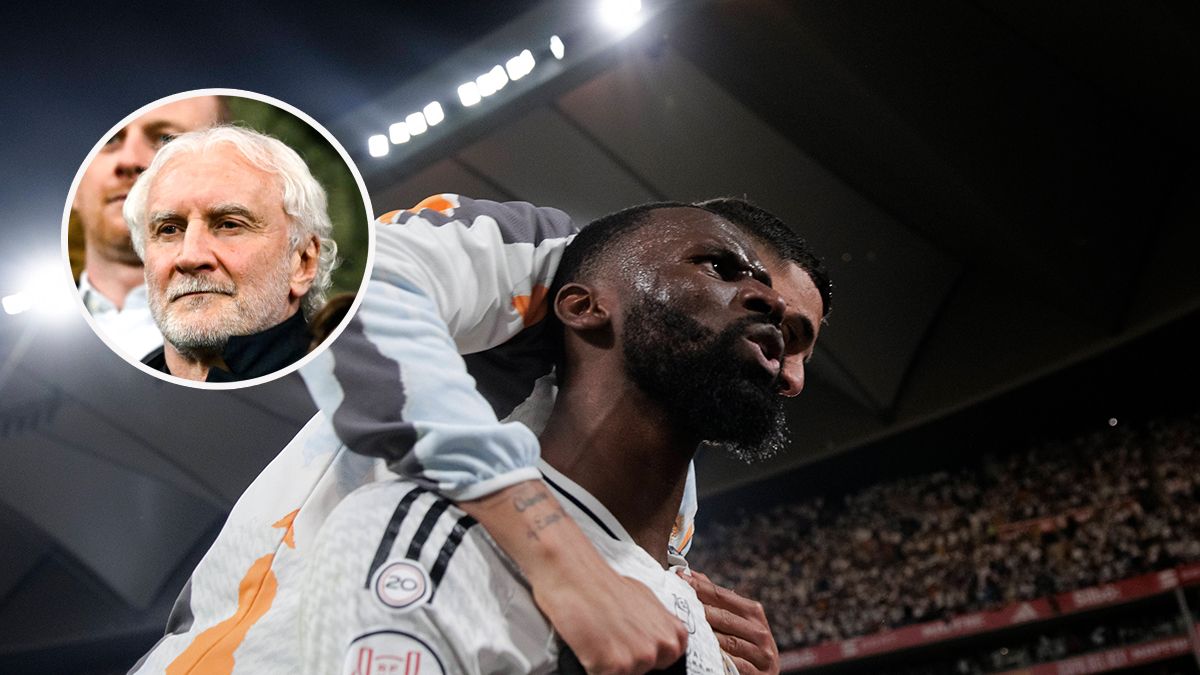 Rudi Völler rüffelte DFB-Star Antonio Rüdiger nach dessen Ausraster. 