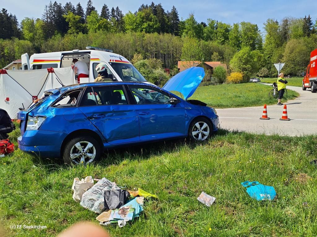 Am Sonntag ereignete sich in Seekirchen ein Verkehrsunfall.
