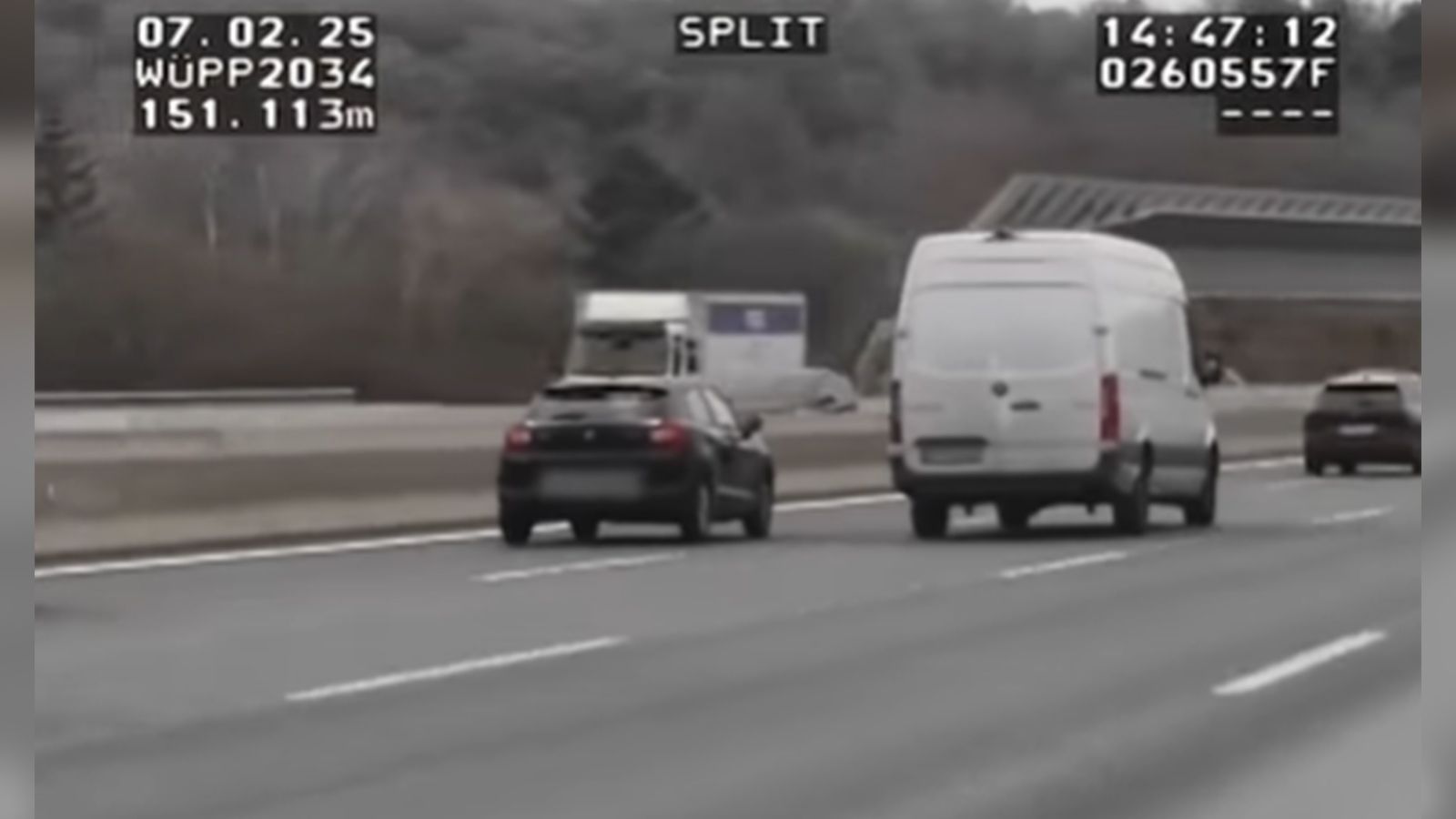 Die Polizei veröffentlichte ein Video von einem 