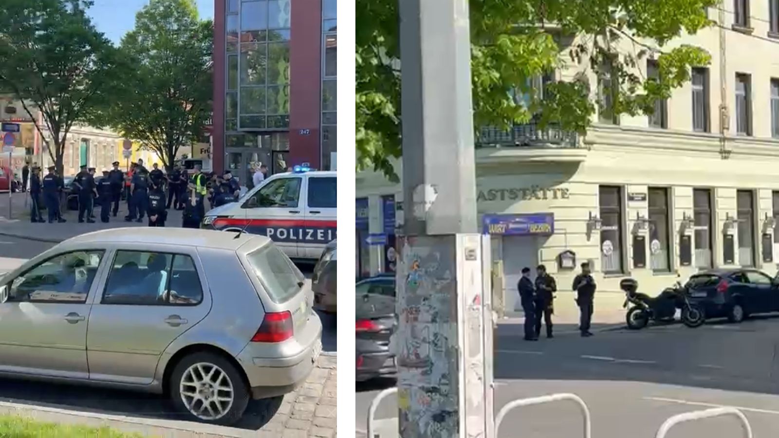 Die Polizei ist nach gefährlicher Drohung in Wien-Meidling mit Dutzenden Einsatzkräften vor Ort.