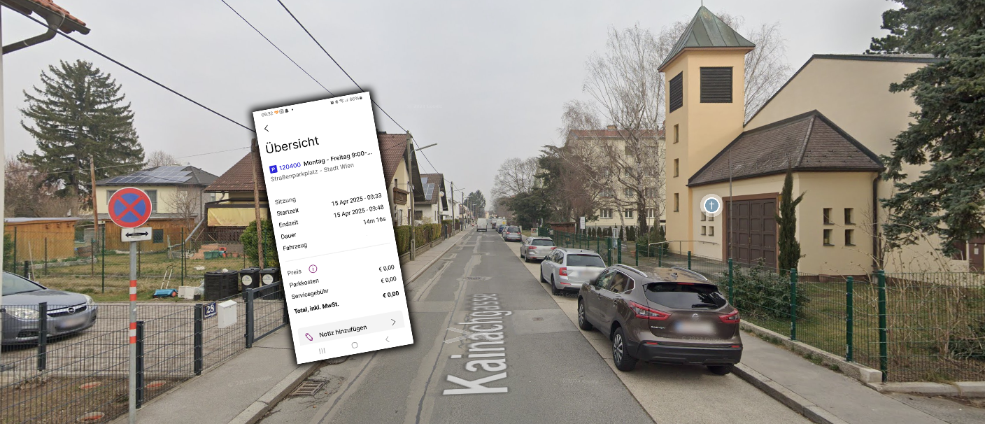 Trotz gelösten Parktickets kassierte die Wienerin eine Strafe
