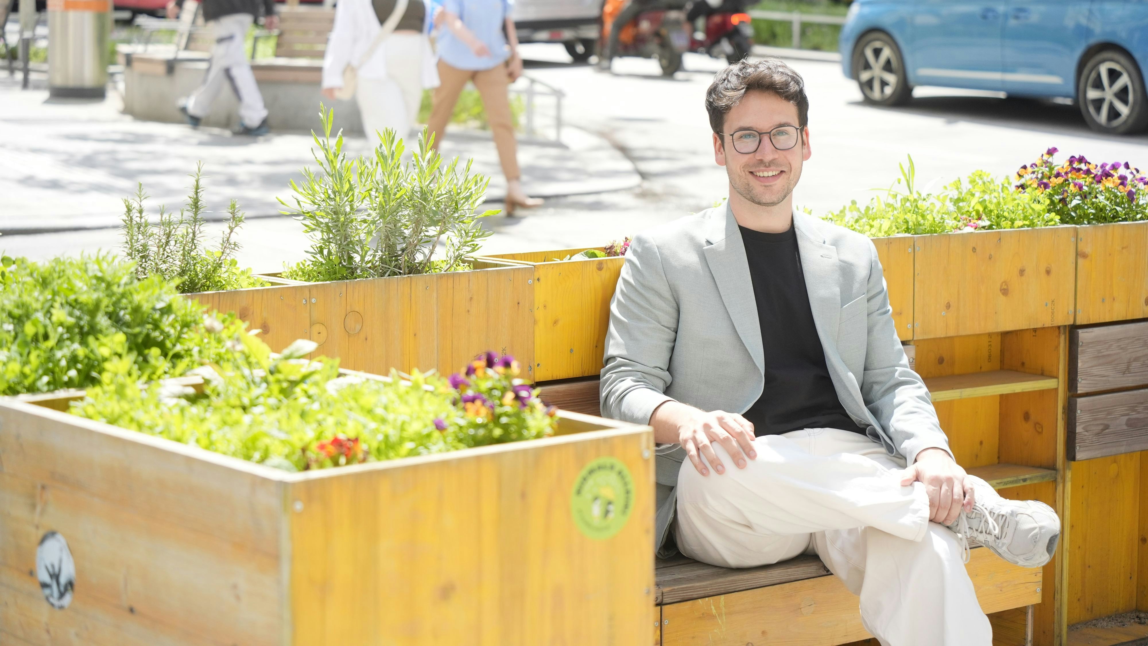 Michael Luxenberger (Grüne) ist der neue Bezirksvorsteher in Margareten.