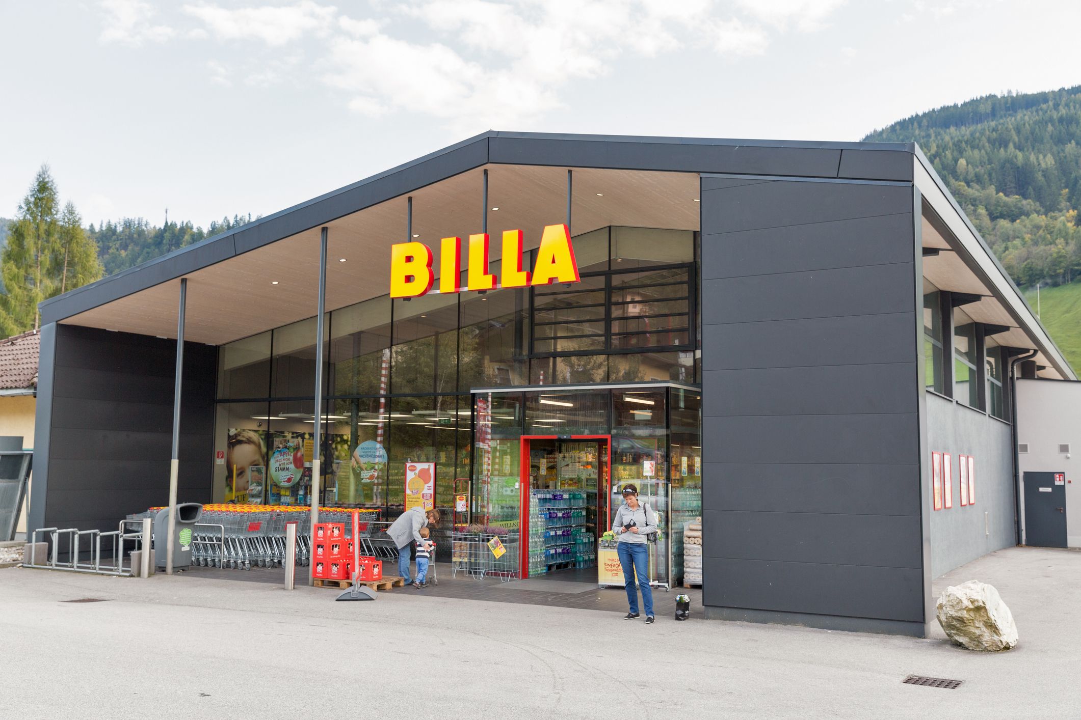 Eine Billa-Filiale - das Unternehmen muss mehrere Artikel aus dem Sortiment nehmen.
