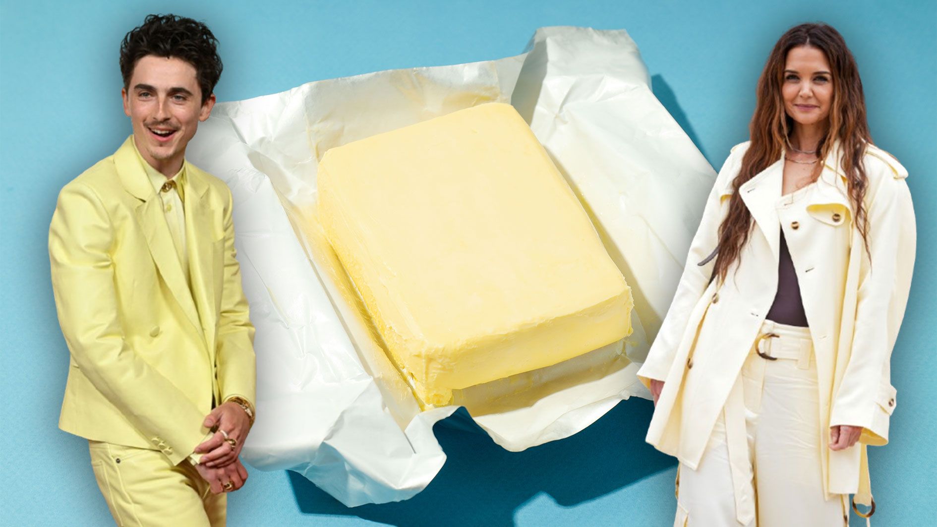 Schauspieler Timothée Chalamet und Cruise-Ex Katie Holmes rocken die Farbe selbstbewusst.