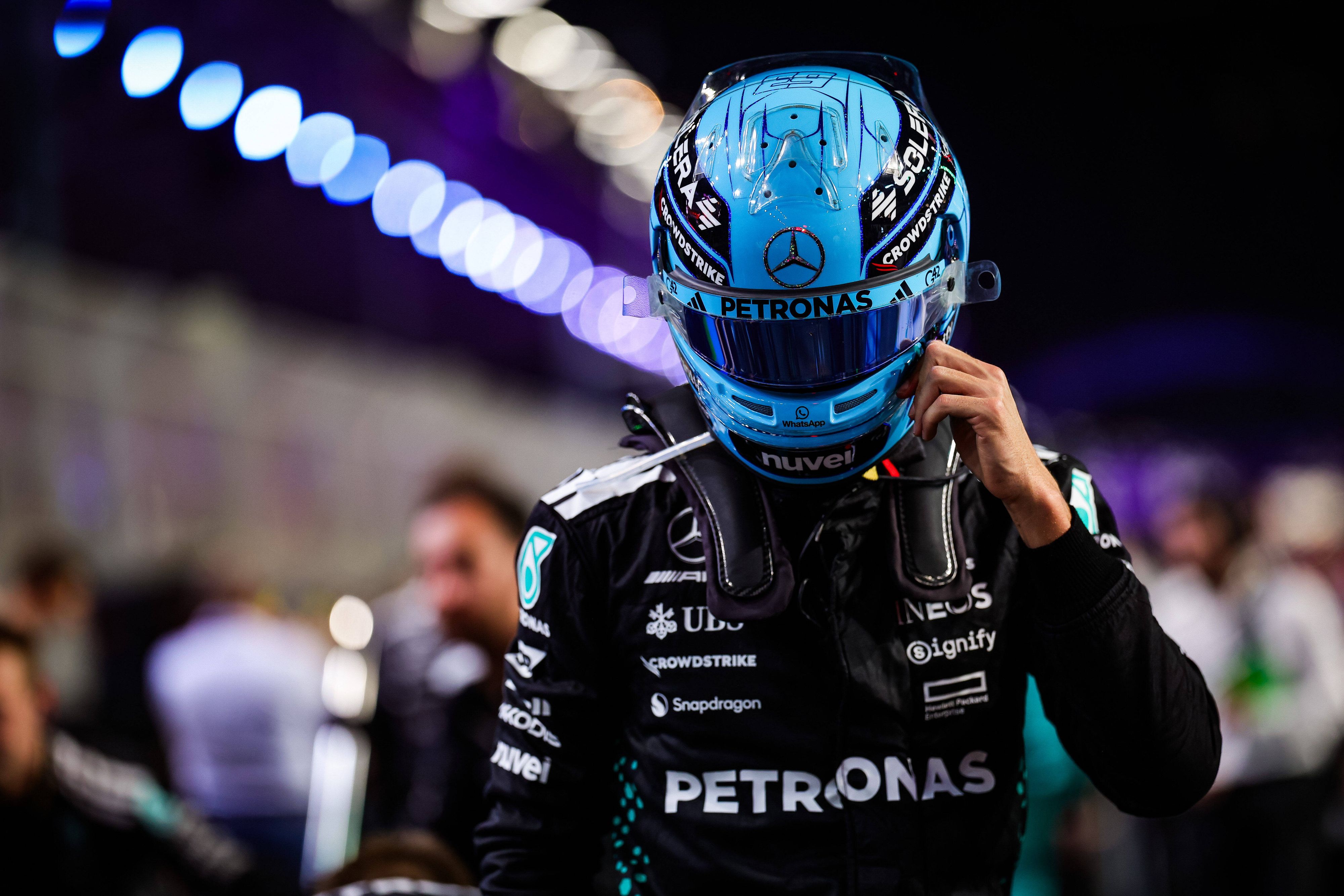 Mercedes-Star George Russell. 