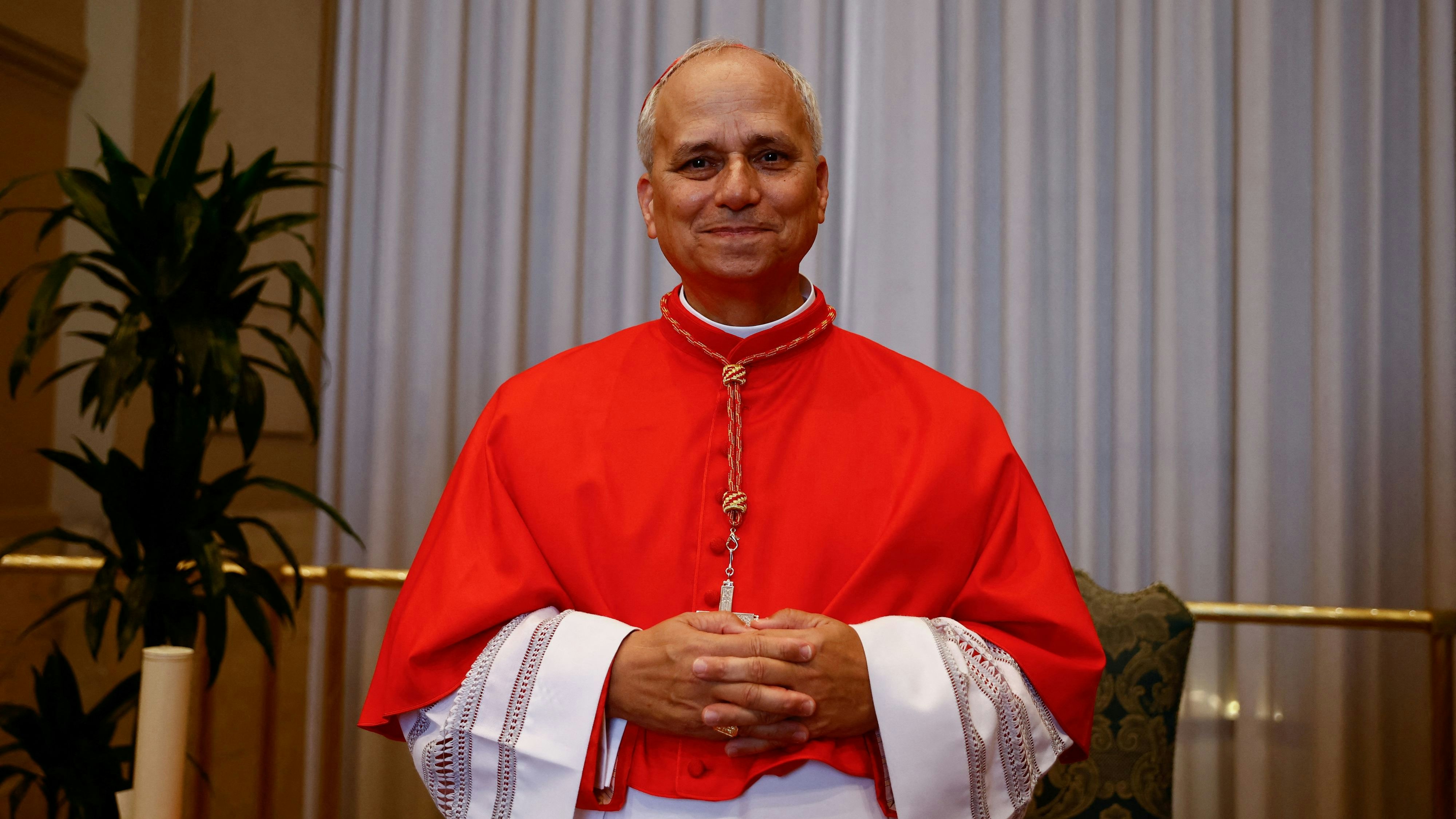Robert Francis Prevost nach seiner Ernennung zum Kardinal im Jahr 2023.