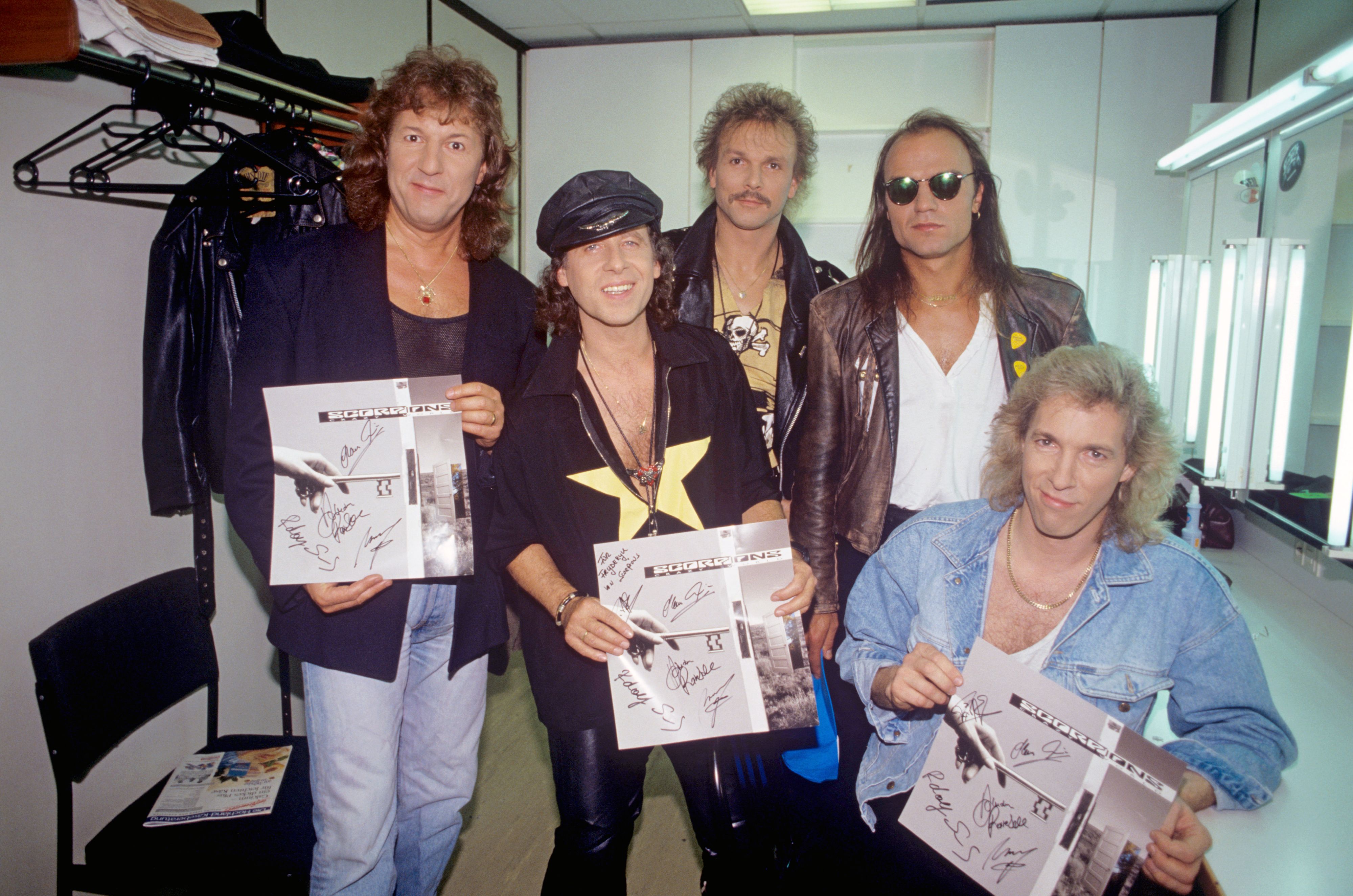 Die Scorpions trauern um Francis Buchholz (ganz rechts).