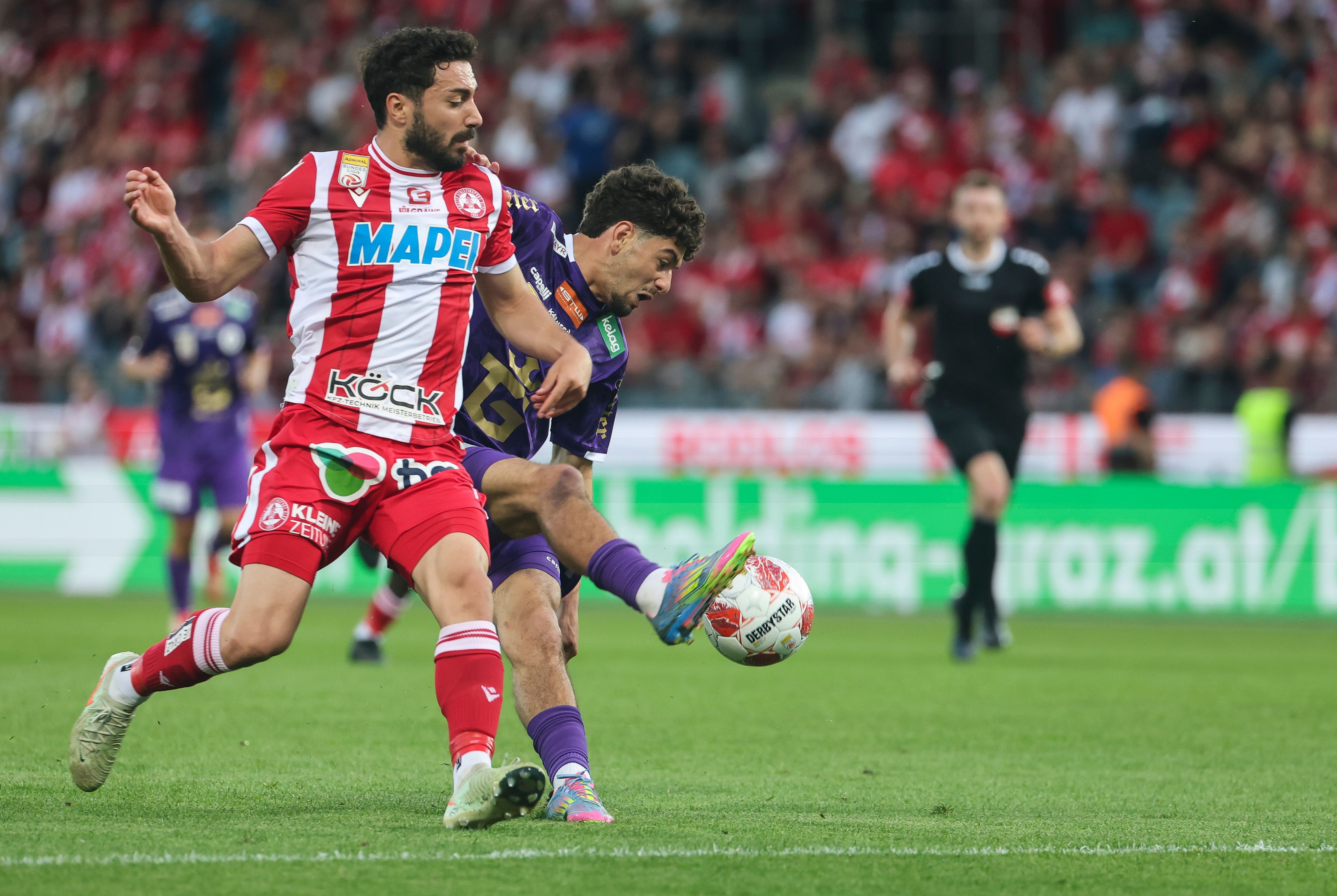 Der GAK im Bundesliga-Duell mit Austria Klagenfurt. 