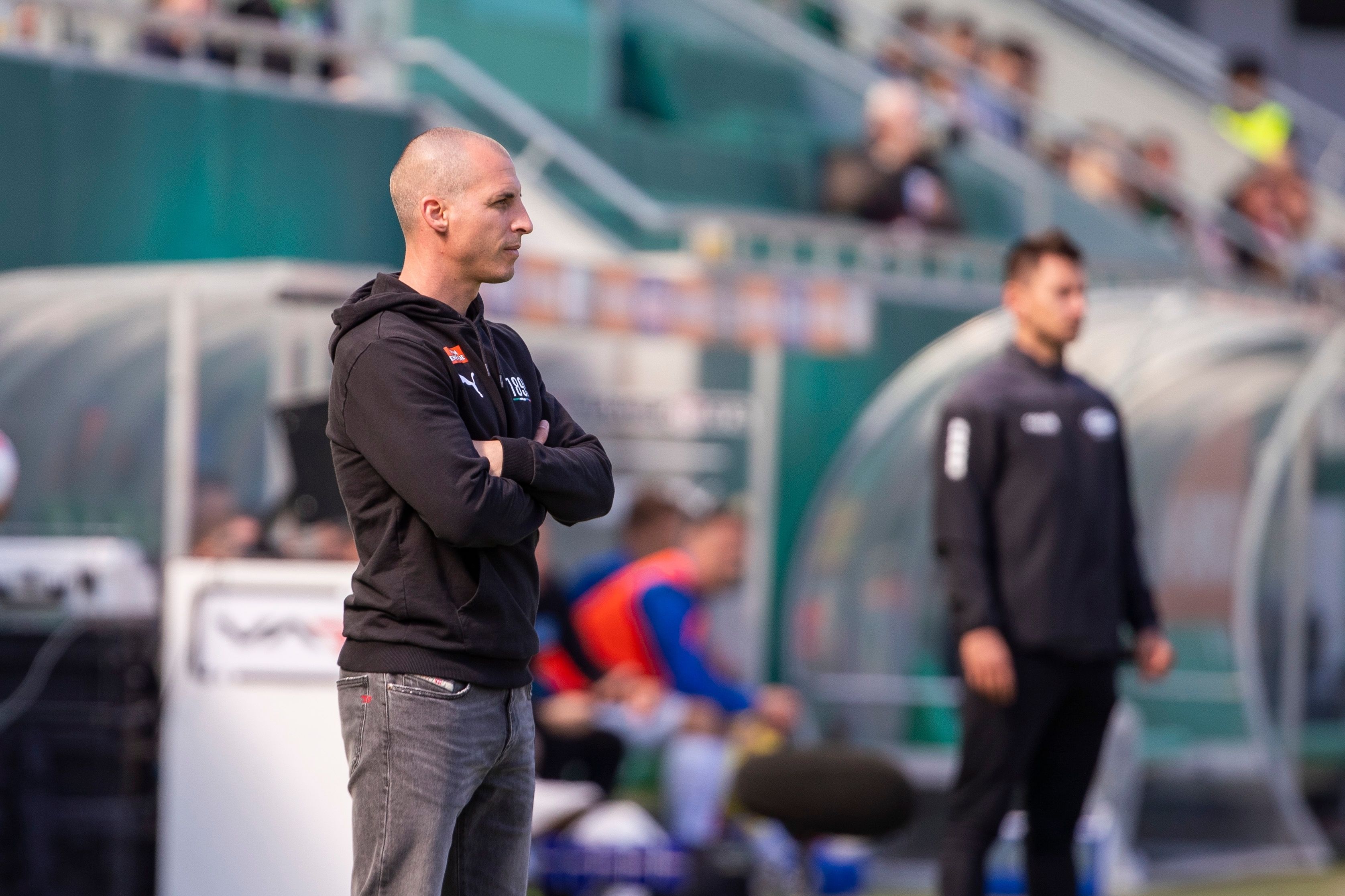 Rapid-Interimstrainer Stefan Kulovits. 