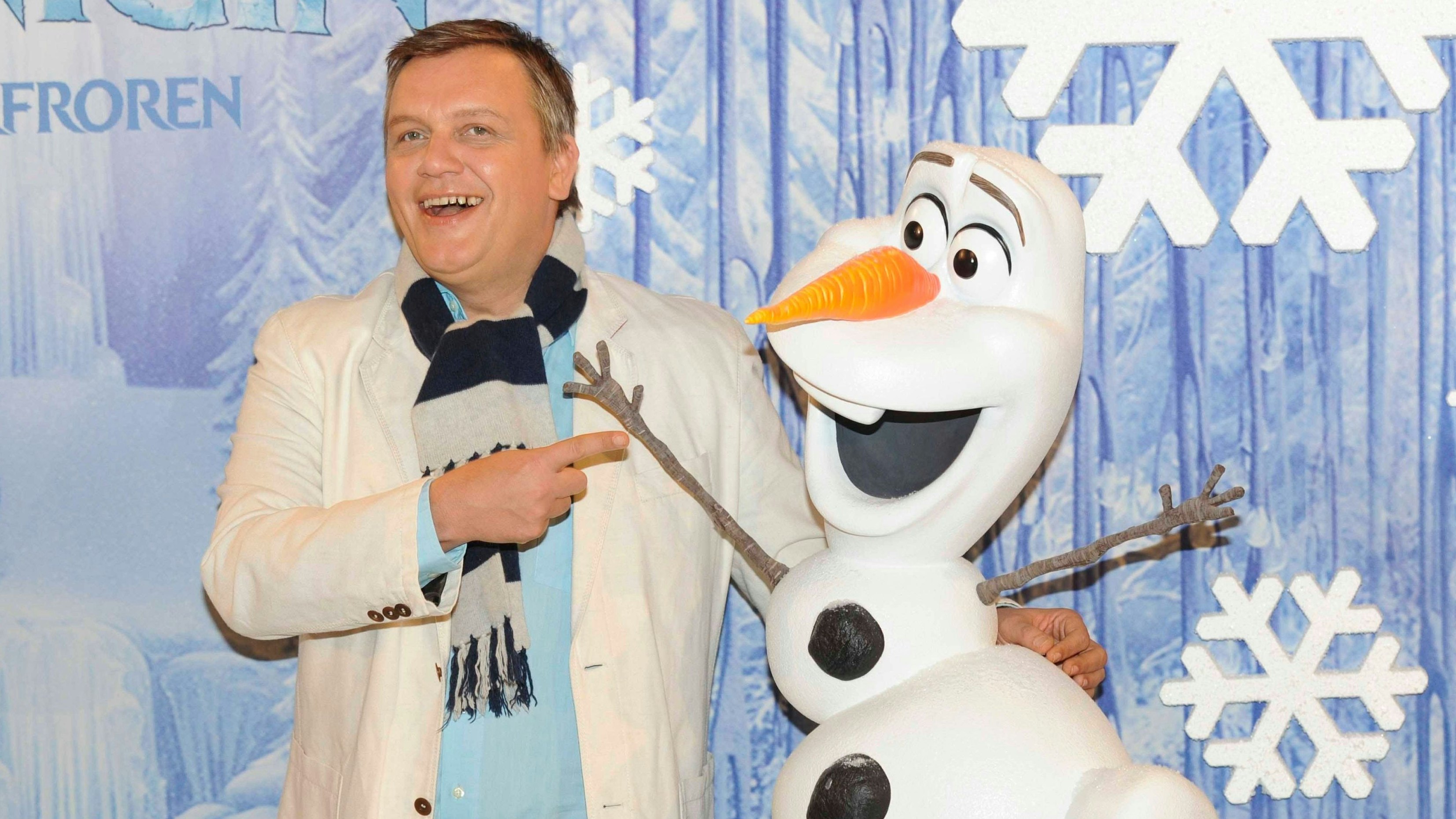 Hape Kerkeling war die Synchronstimme von Olaf im Disney-Film "Die Eisprinzessin".