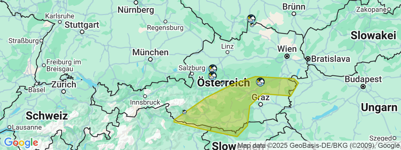 Am Freitag können in Teilen Österreichs erste lokale Wärmegewitter auftreten. 